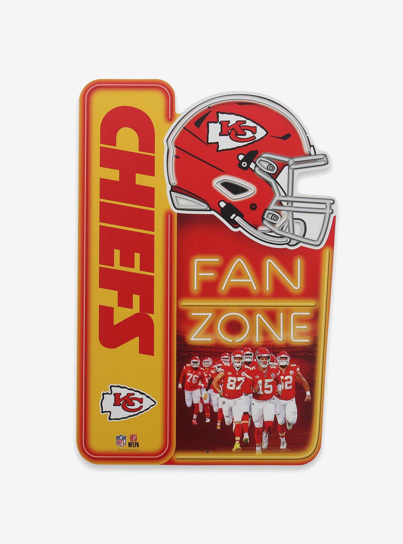 NFL Kansas City Chiefs Fan Zone Metal Sign, , hi-res