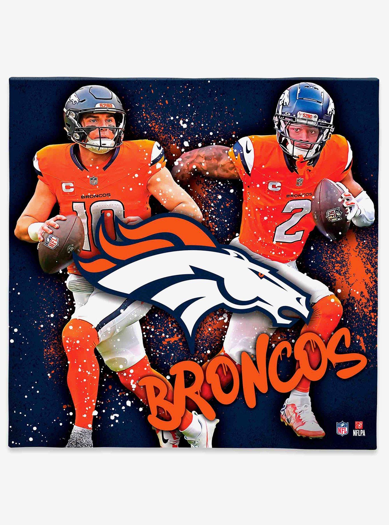 NFL Denver Broncos Canvas Wall Art, , hi-res
