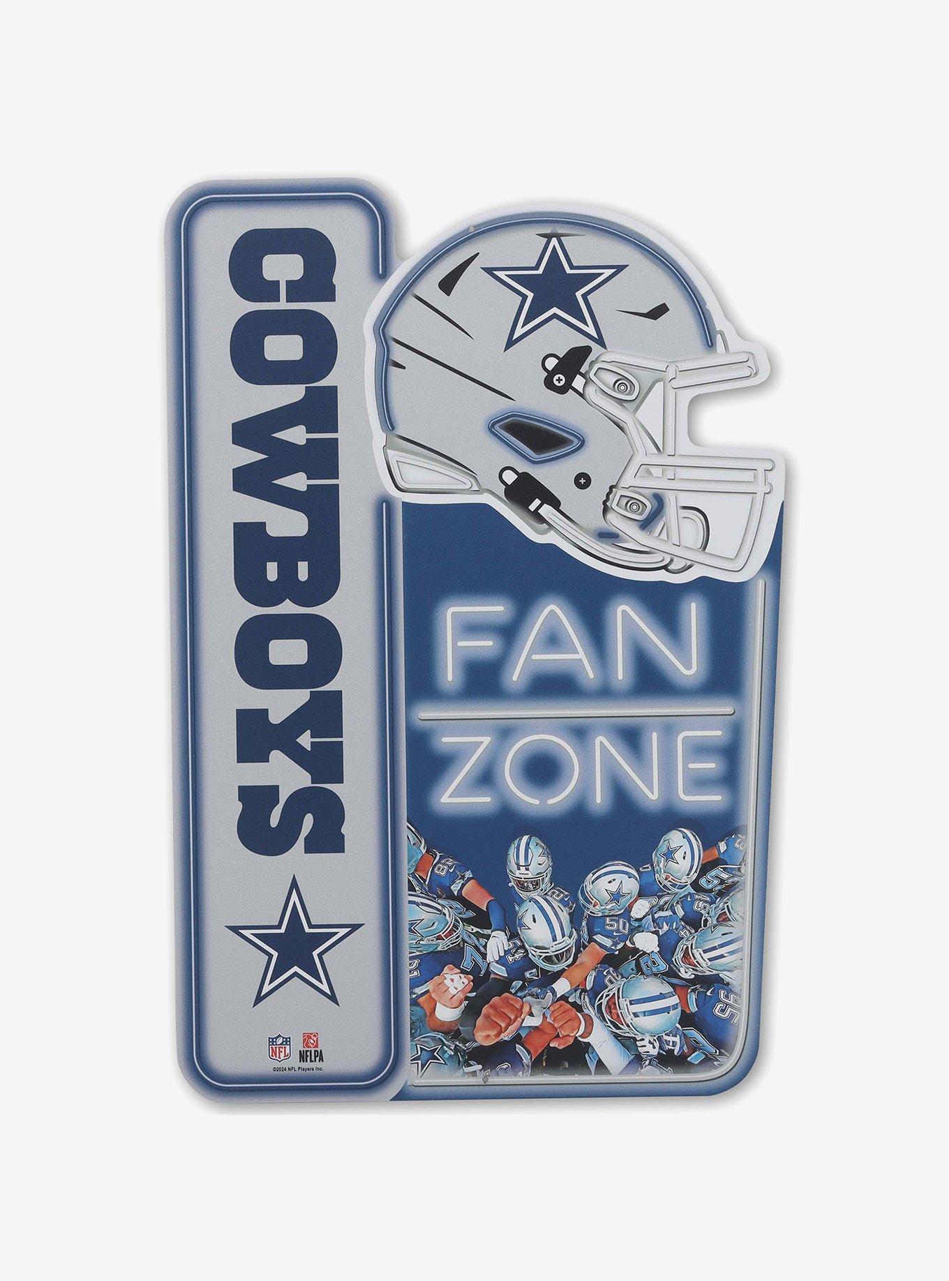 NFL Dallas Cowboys Fan Zone Metal Sign