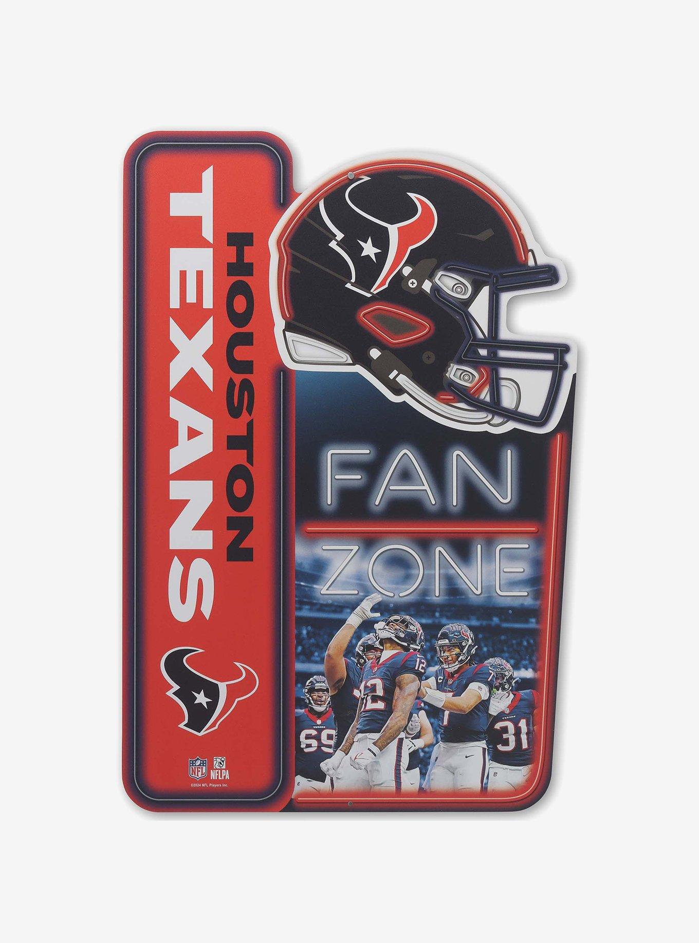 NFL Houston Texans Fan Zone Metal Sign, , hi-res