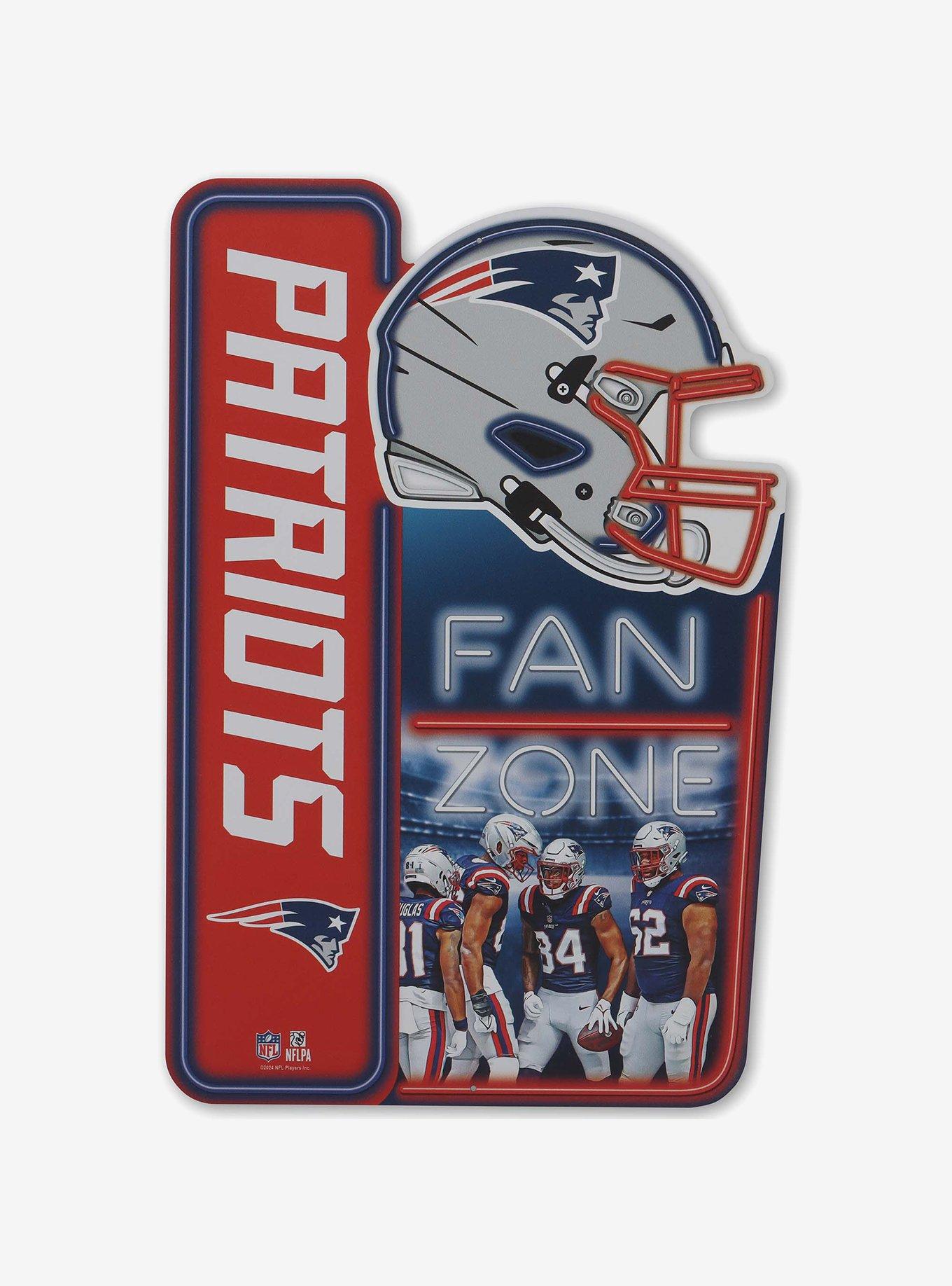 NFL New England Patriots Fan Zone Metal Sign, , hi-res