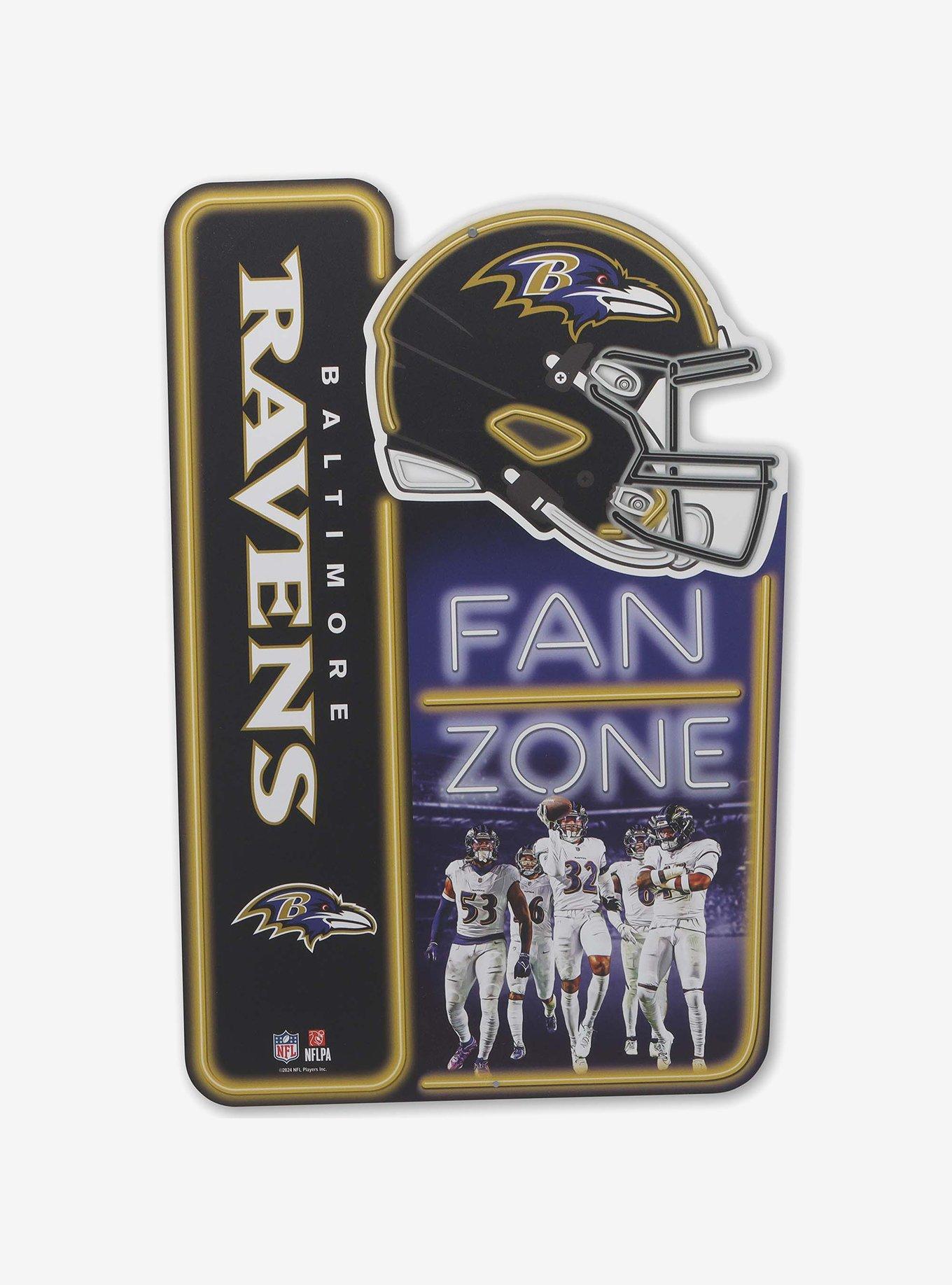 NFL Baltimore Ravens Fan Zone Metal Sign, , hi-res