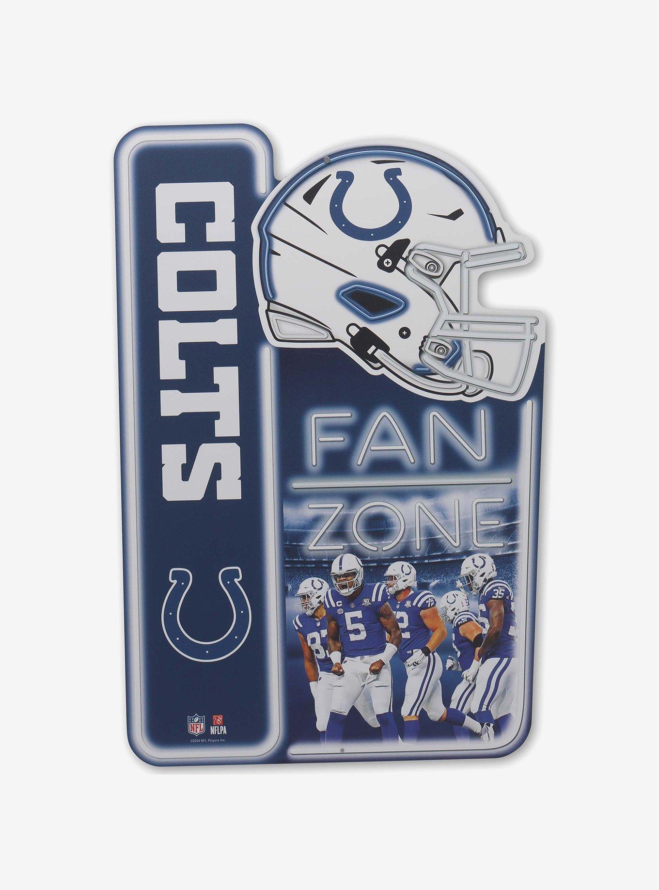 NFL Indianapolis Colts Fan Zone Metal Sign, , hi-res