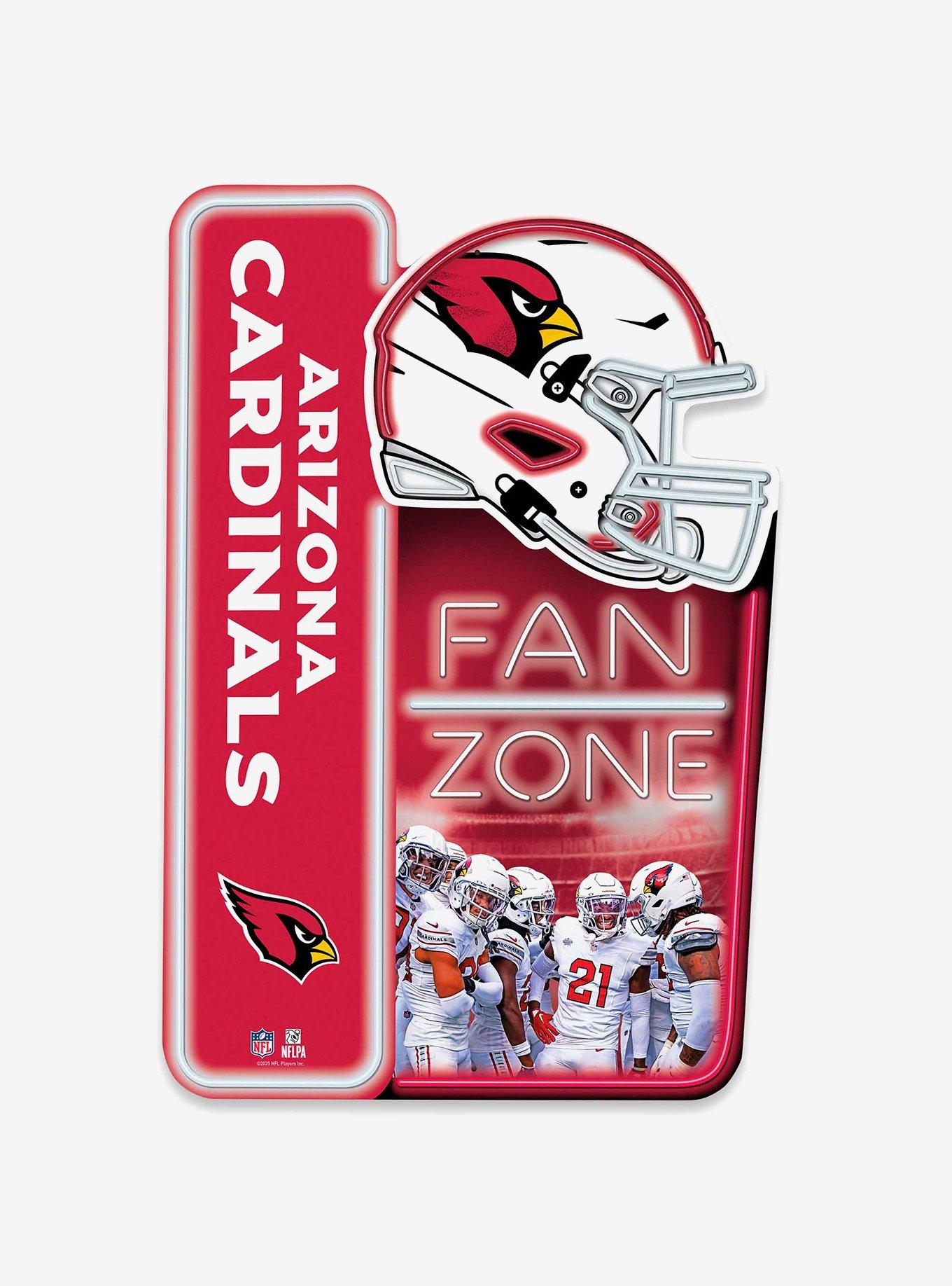NFL Arizona Cardinals X-Metal Fan Zone Sign, , hi-res