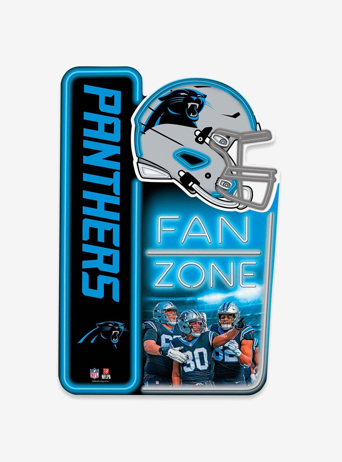NFL Carolina Panthers X-Metal Fan Zone Sign, , hi-res