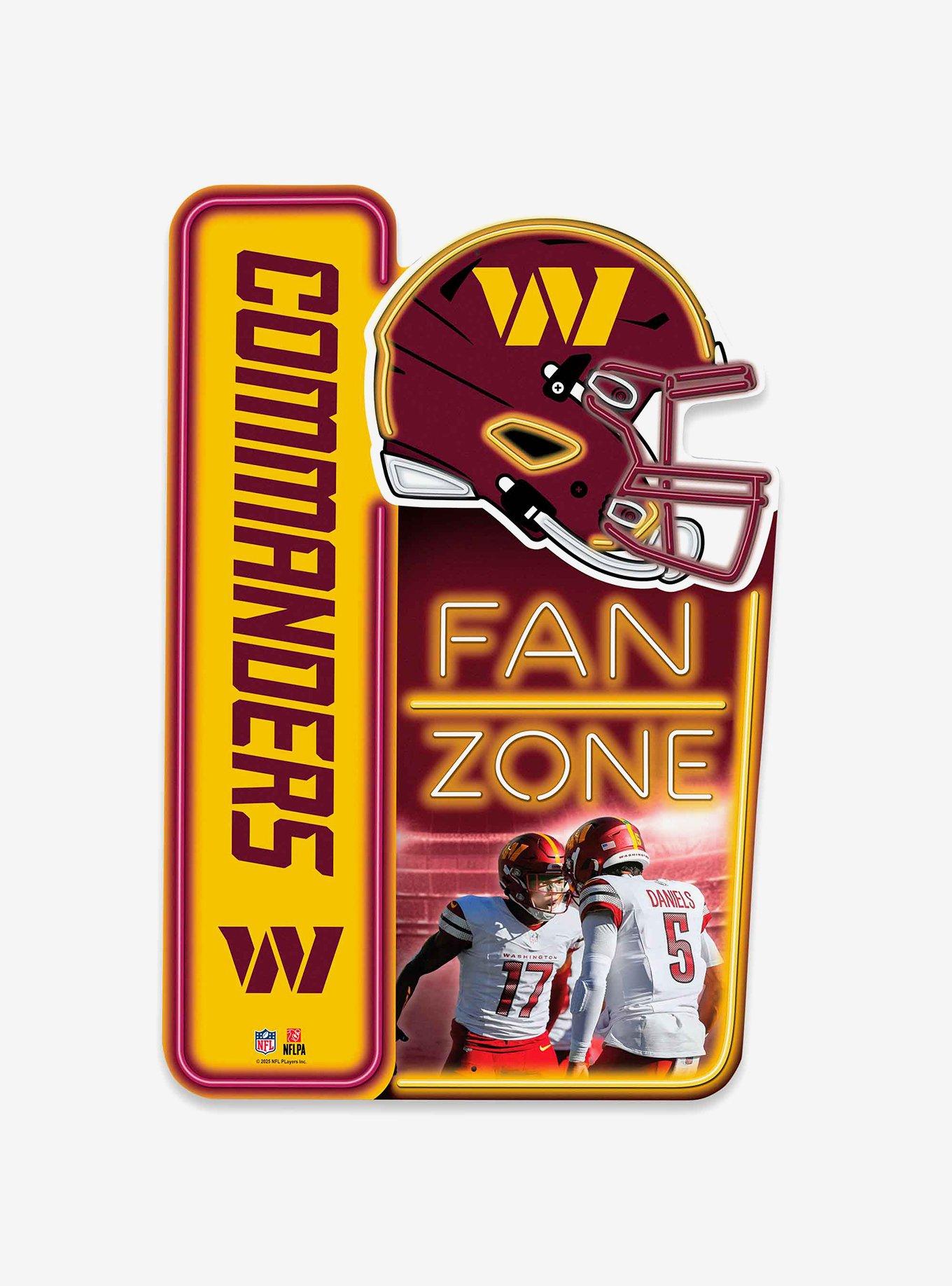 NFL Washington Commanders X-Metal Fan Zone Sign, , hi-res