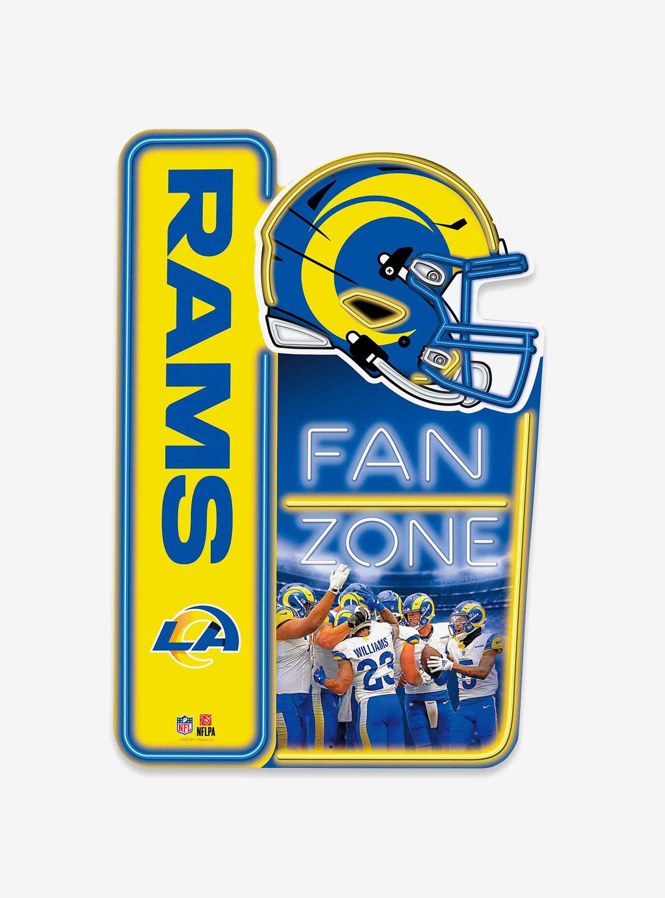 NFL Los Angeles Rams X-Metal Fan Zone Sign, , hi-res