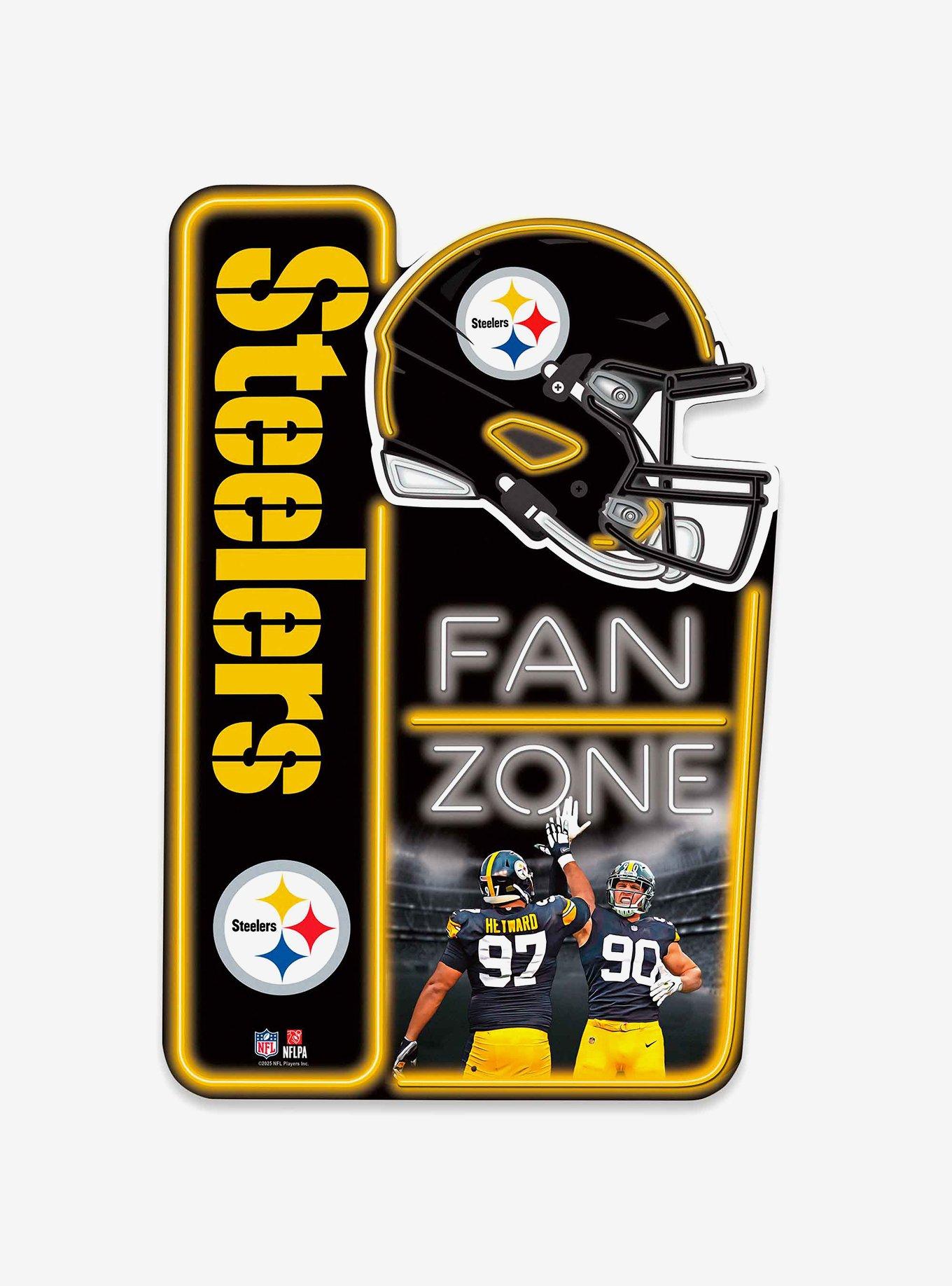 NFL Pittsburgh Steelers X-Metal Fan Zone Sign, , hi-res