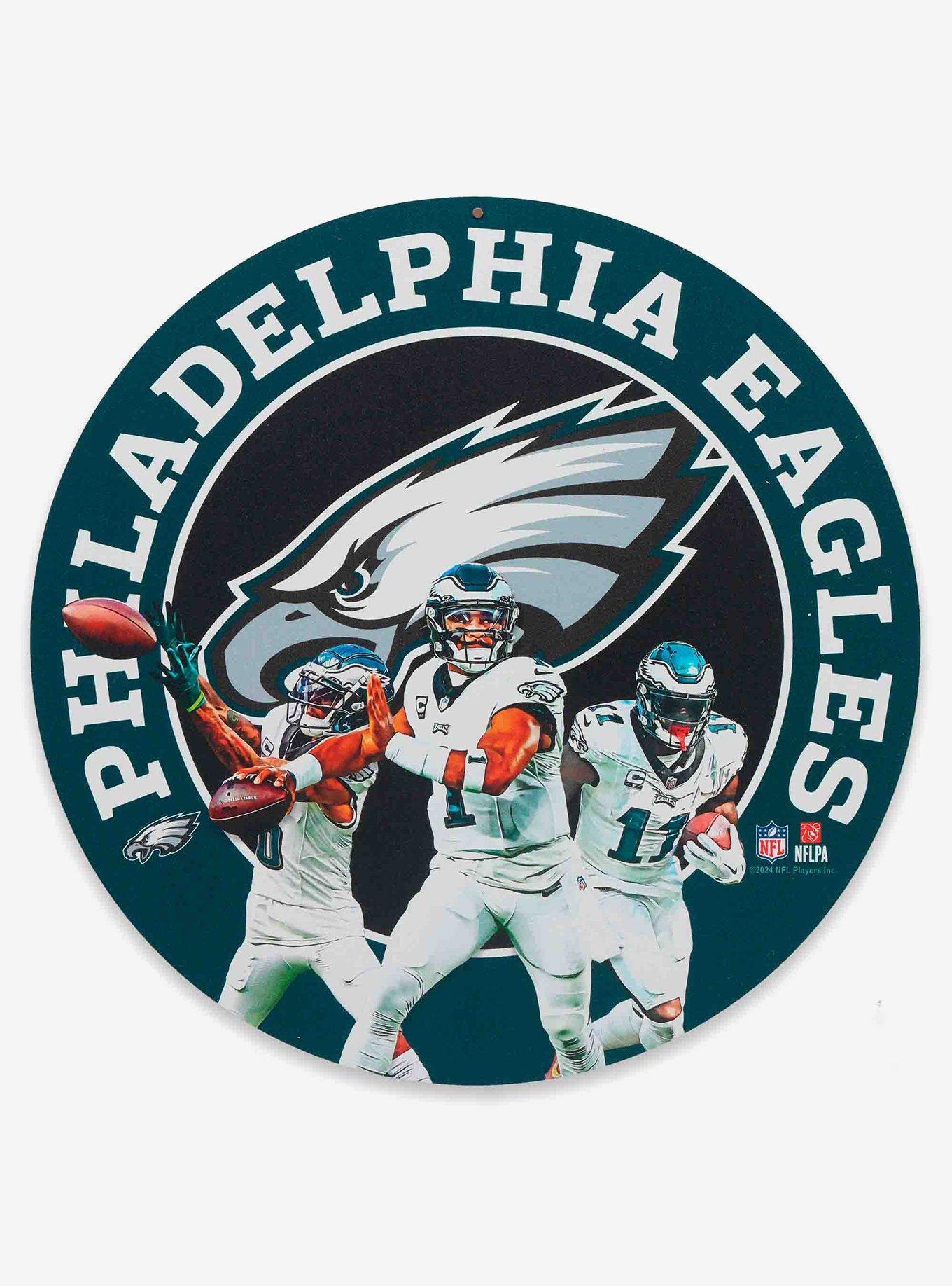 NFL Philadelphia Eagles Gameday Round Metal Sign