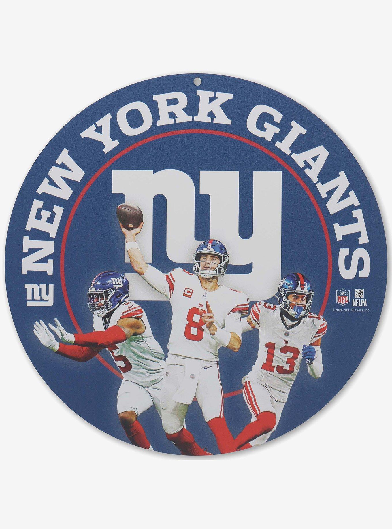 NFL New York Giants Gameday Round Metal Sign, , hi-res