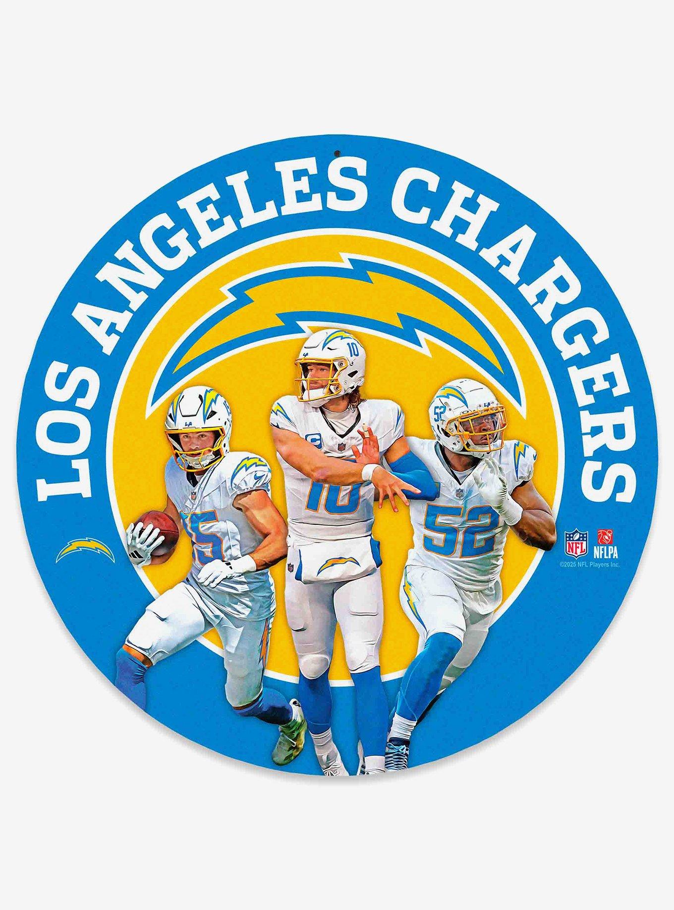 NFL Los Angeles Chargers Round Wall Sign