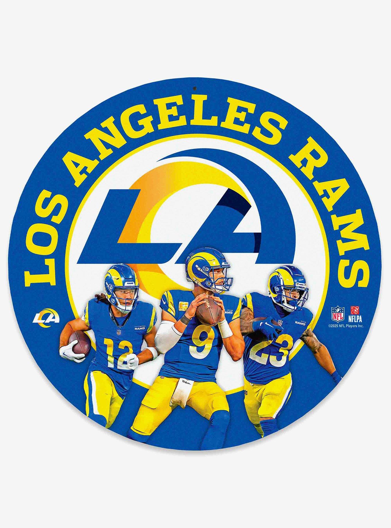 NFL Los Angeles Rams Round Wall Sign, , hi-res
