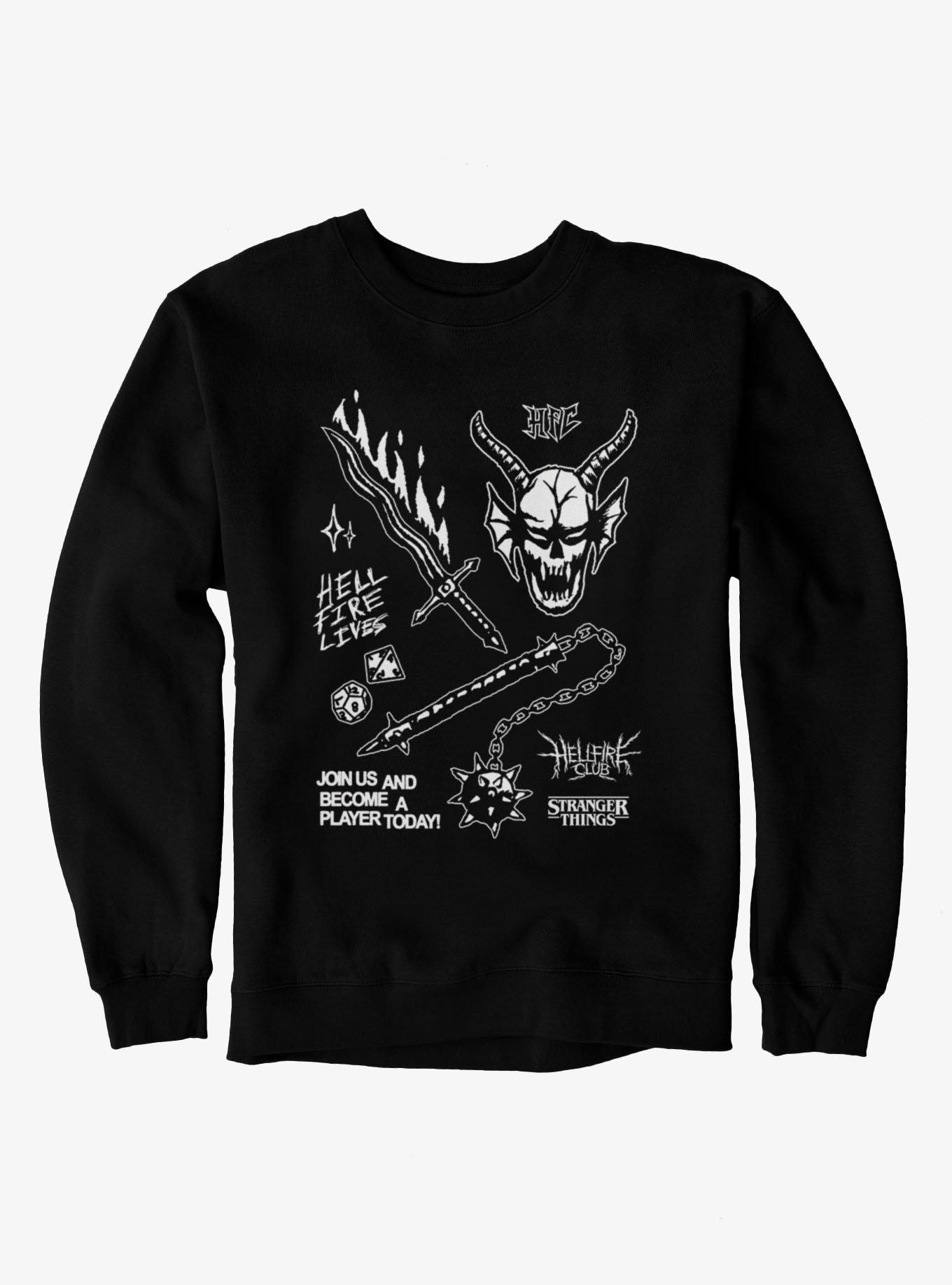 Stranger Things Hellfire Club Become A Player Sweatshirt, , hi-res