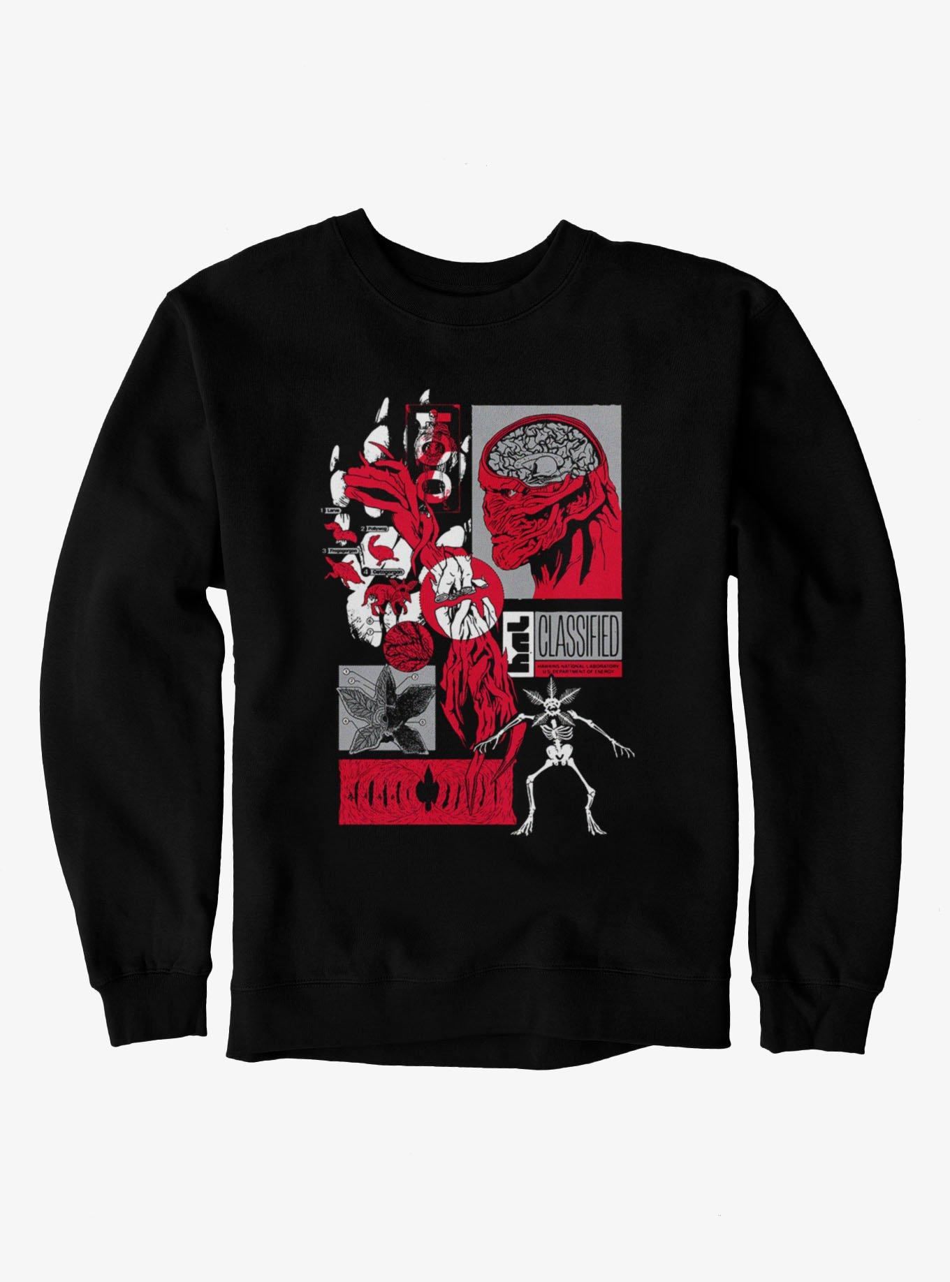 Stranger Things Demogorgon & Vecna Anatomy Sweatshirt, , hi-res