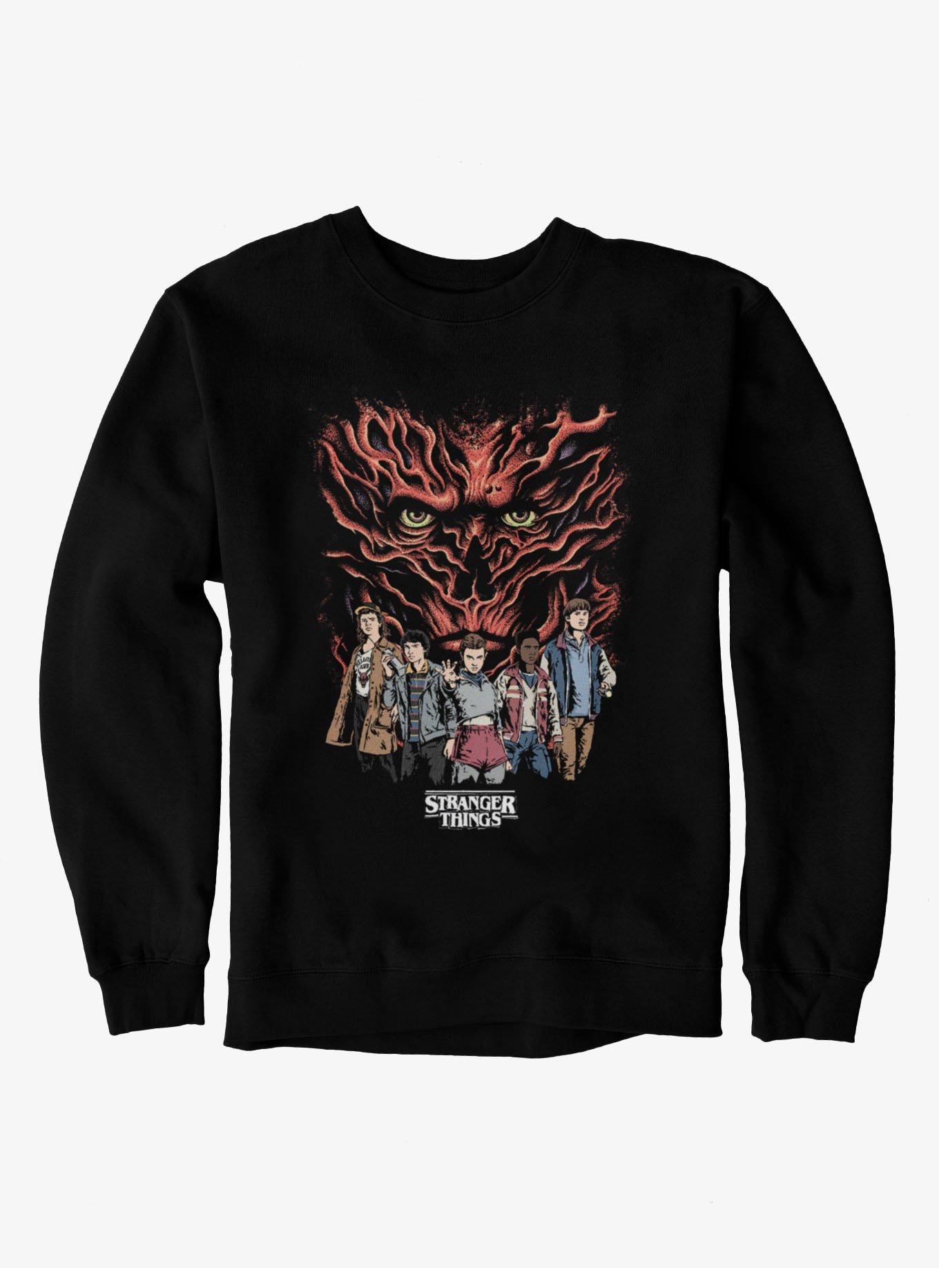 Stranger Things Vecna Watches The Group Sweatshirt, , hi-res