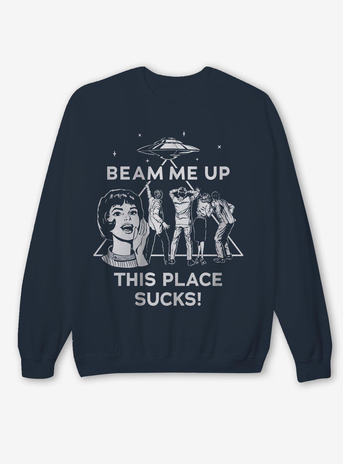 Stranger Things Beam Me Up Sweatshirt, , hi-res