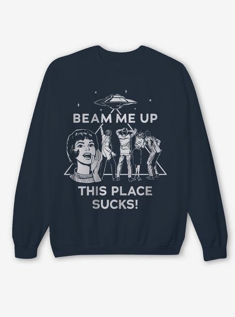 Stranger Things Beam Me Up Sweatshirt | Hot Topic