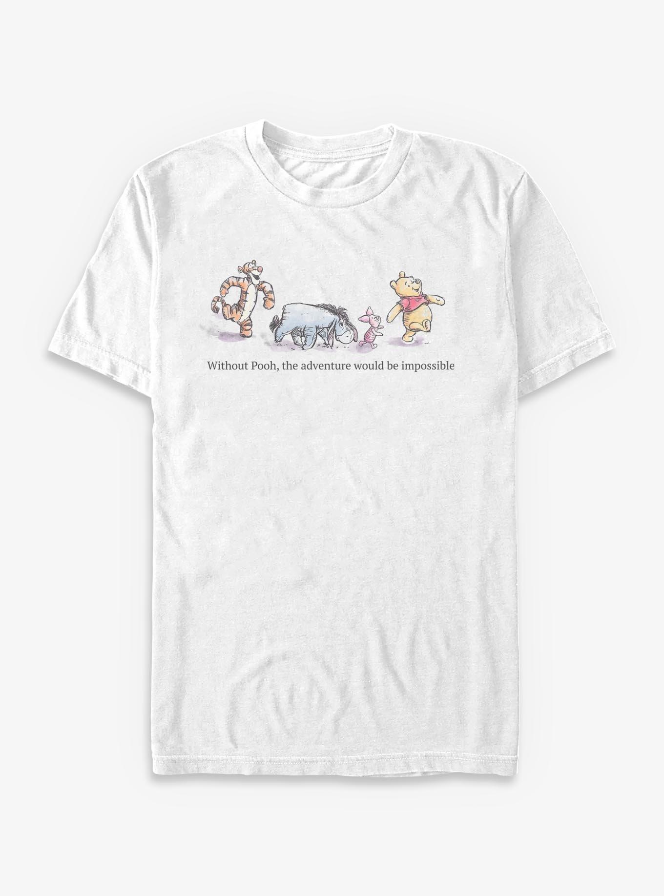 Disney Winnie The Pooh Adventure Would Be Impossible T-Shirt, , hi-res