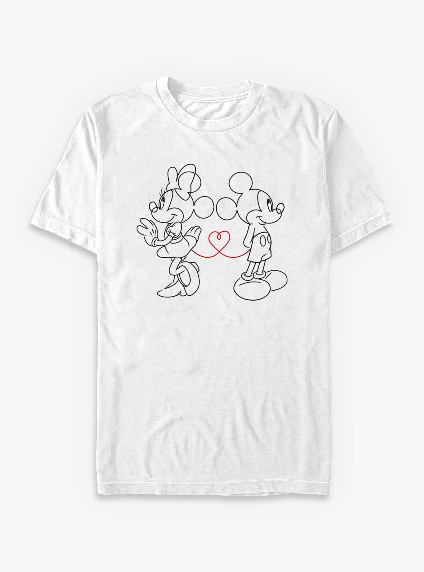 Disney Mickey Mouse Tail Heart T-Shirt