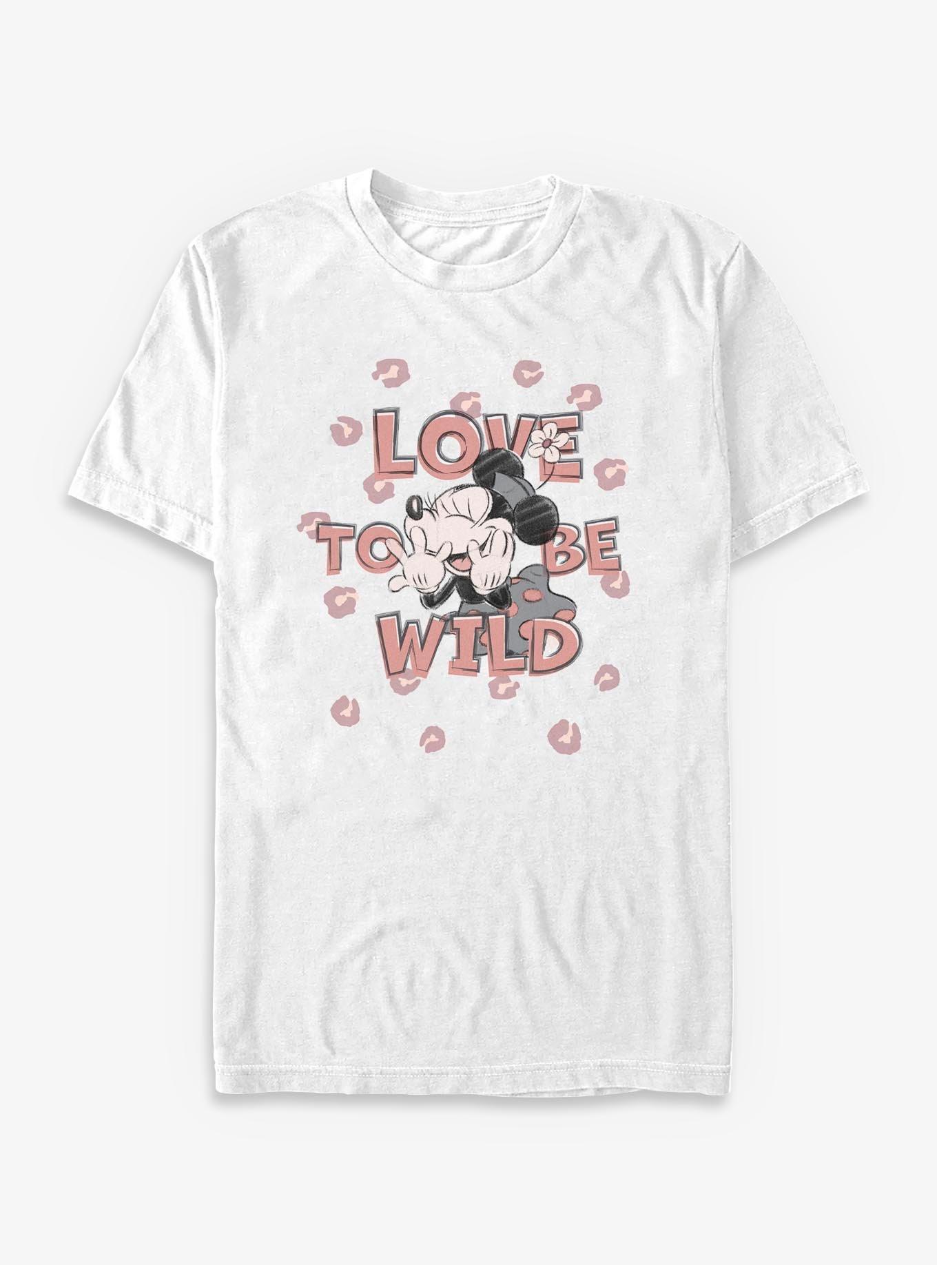 Disney Minnie Mouse Love To Be Wild T-Shirt