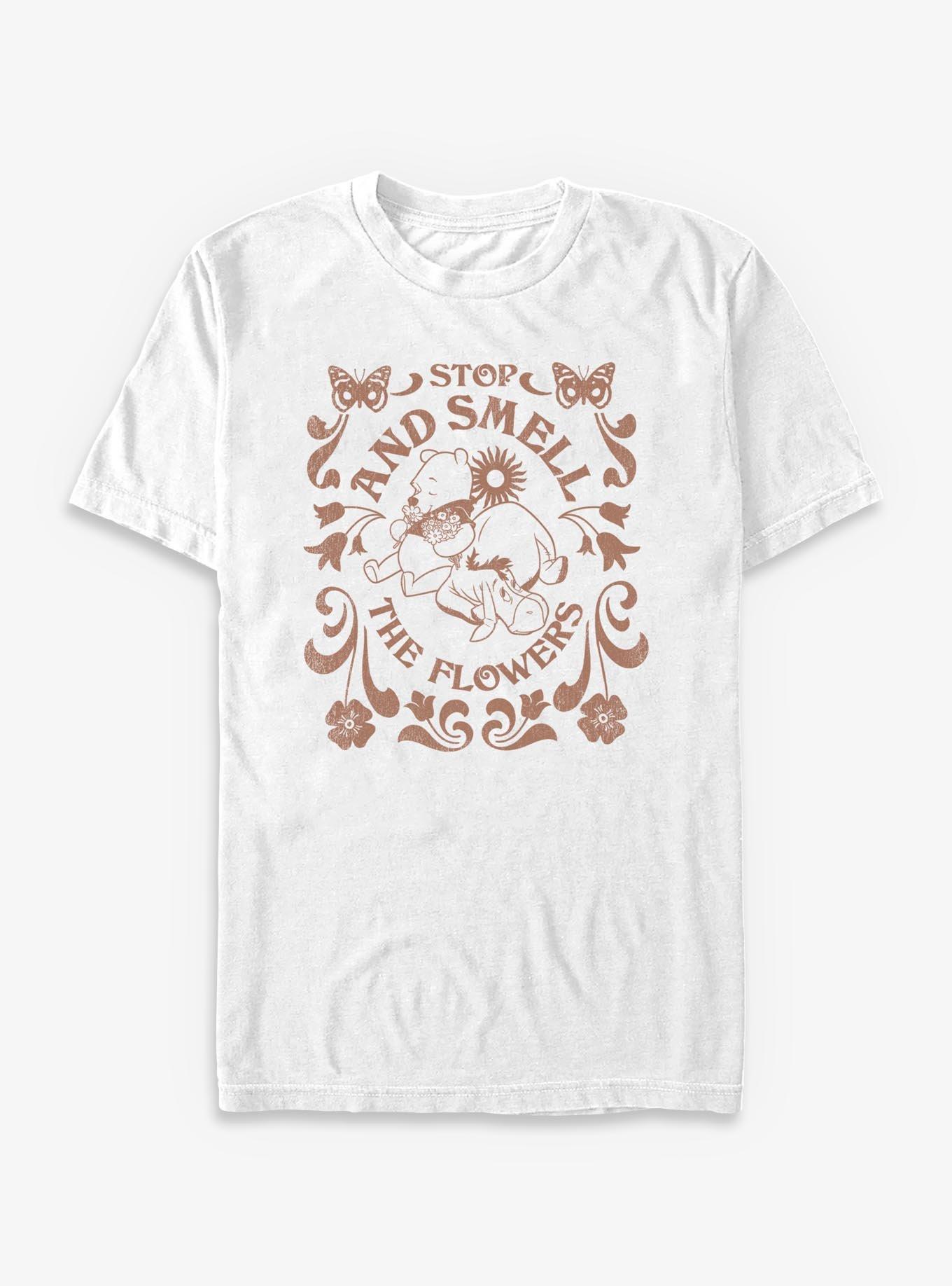 Disney Winnie The Pooh Stop And Smell The Flowers T-Shirt