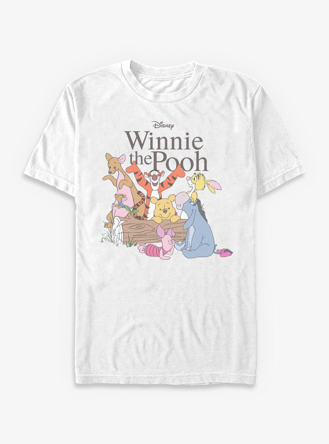 Disney Winnie The Pooh Group T-Shirt, WHITE, hi-res