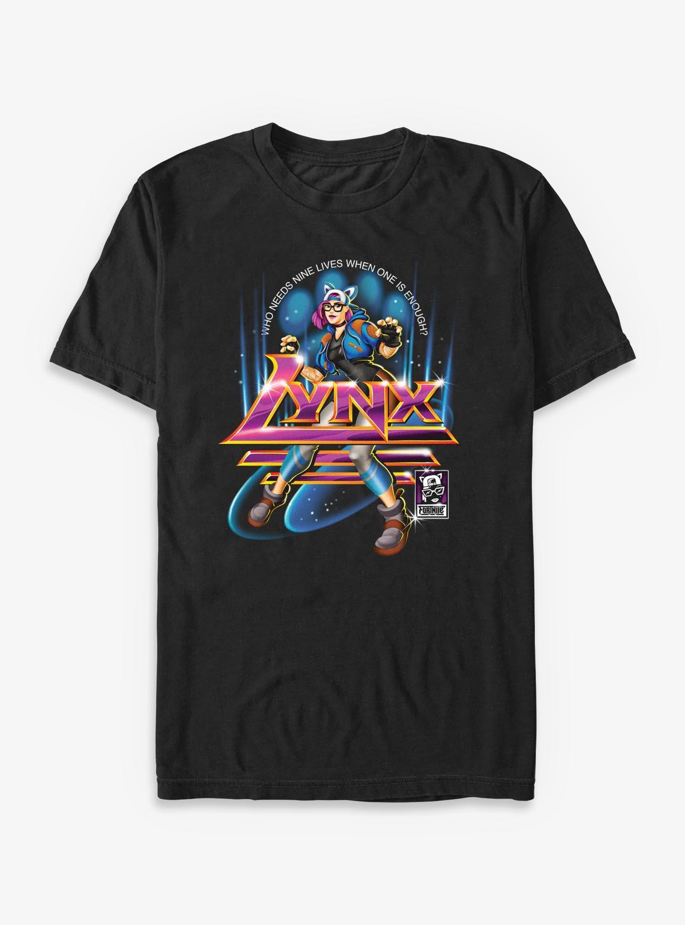 Fortnite Lynx Who Needs Nine Lives T-Shirt