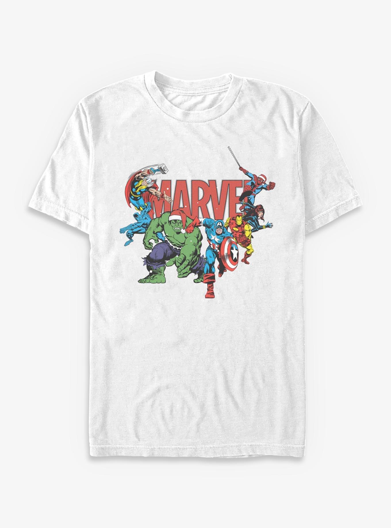 Marvel Christmas Assemble T-Shirt, WHITE, hi-res