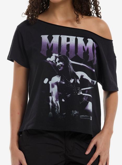 WWE Rhea Ripley Mami Girls Off-Shoulder T-Shirt | Hot Topic