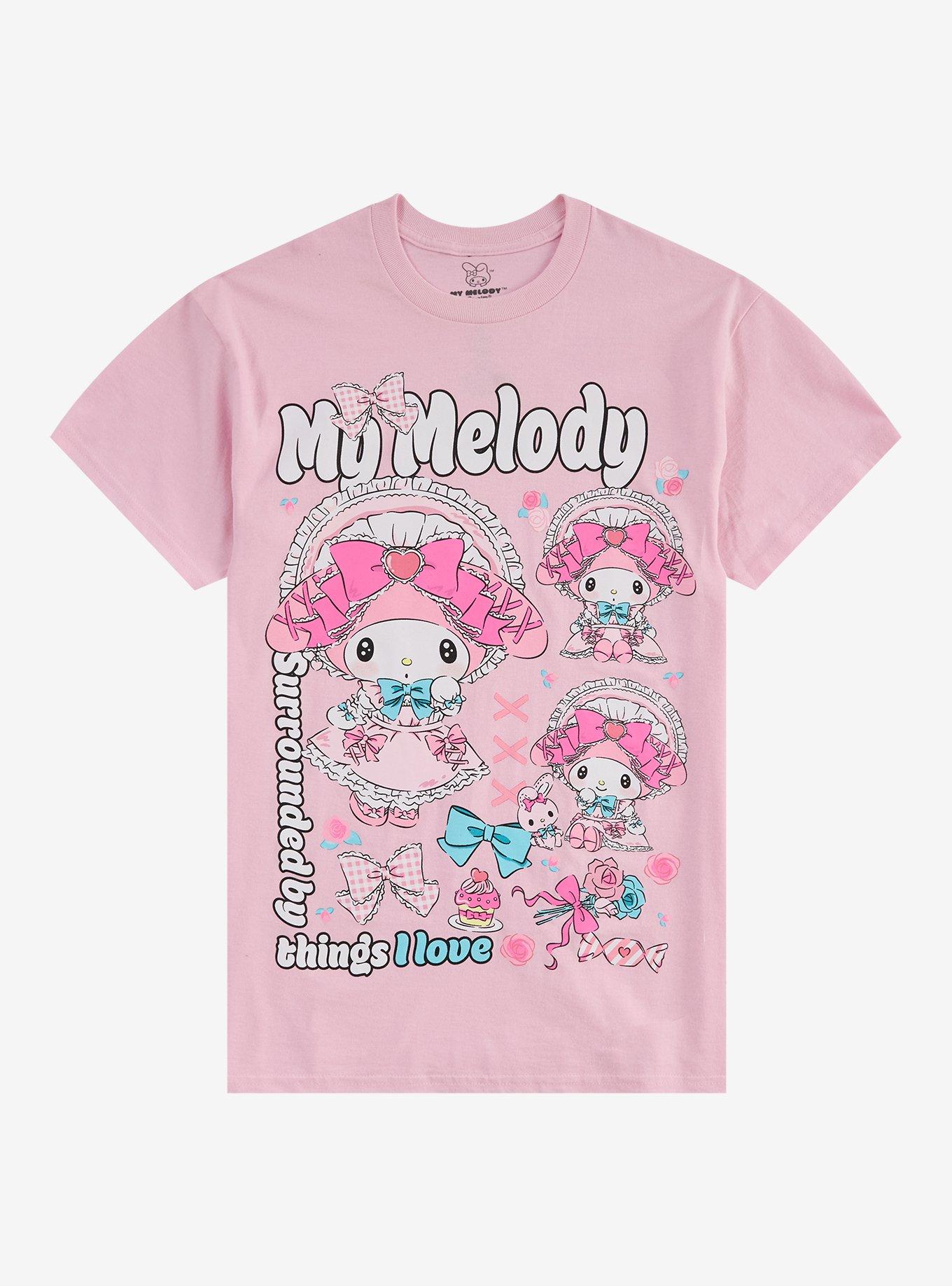 My Melody Lolita Collage T-Shirt, , hi-res