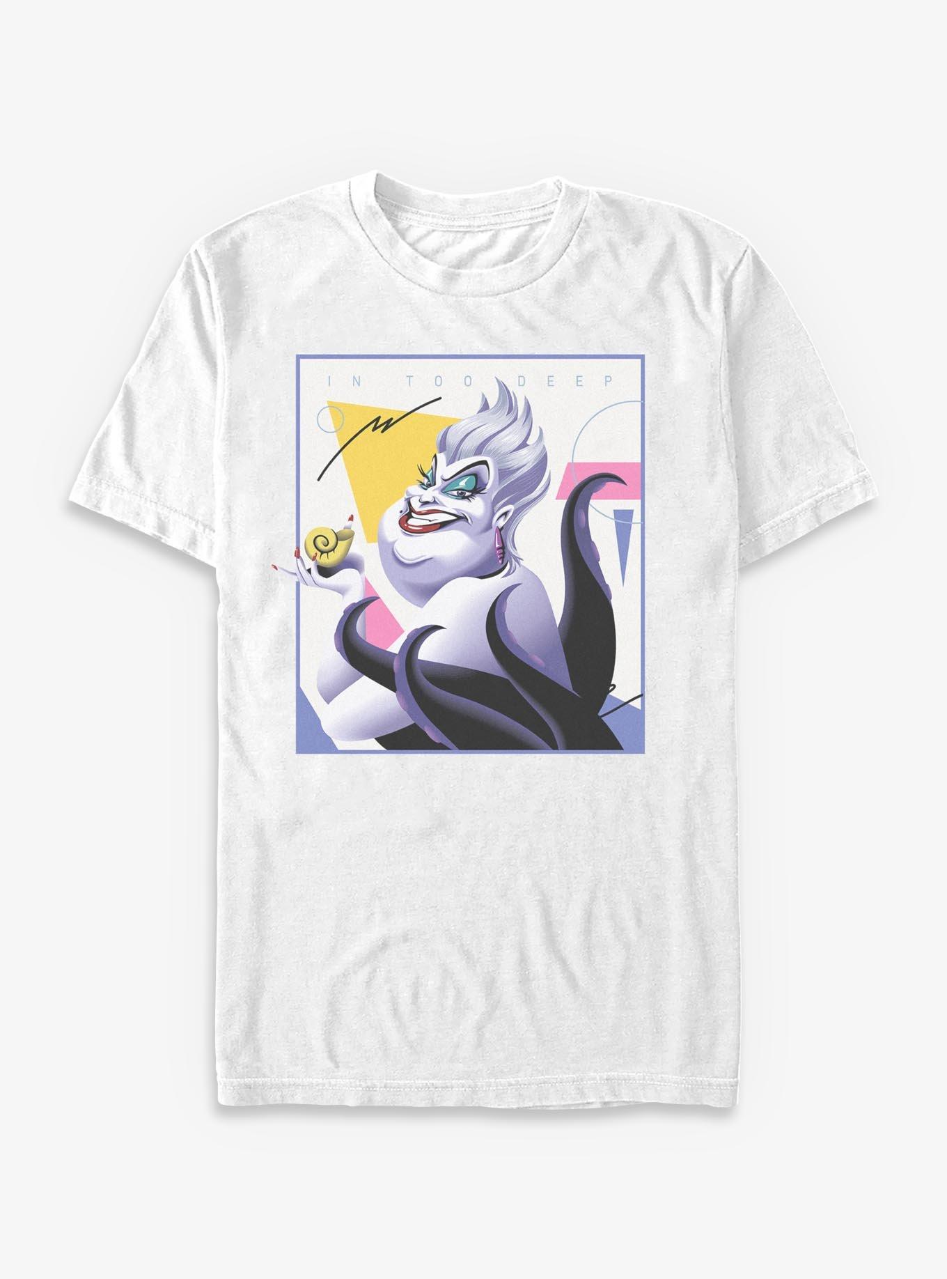 Disney Villains In Too Deep Retro T-Shirt