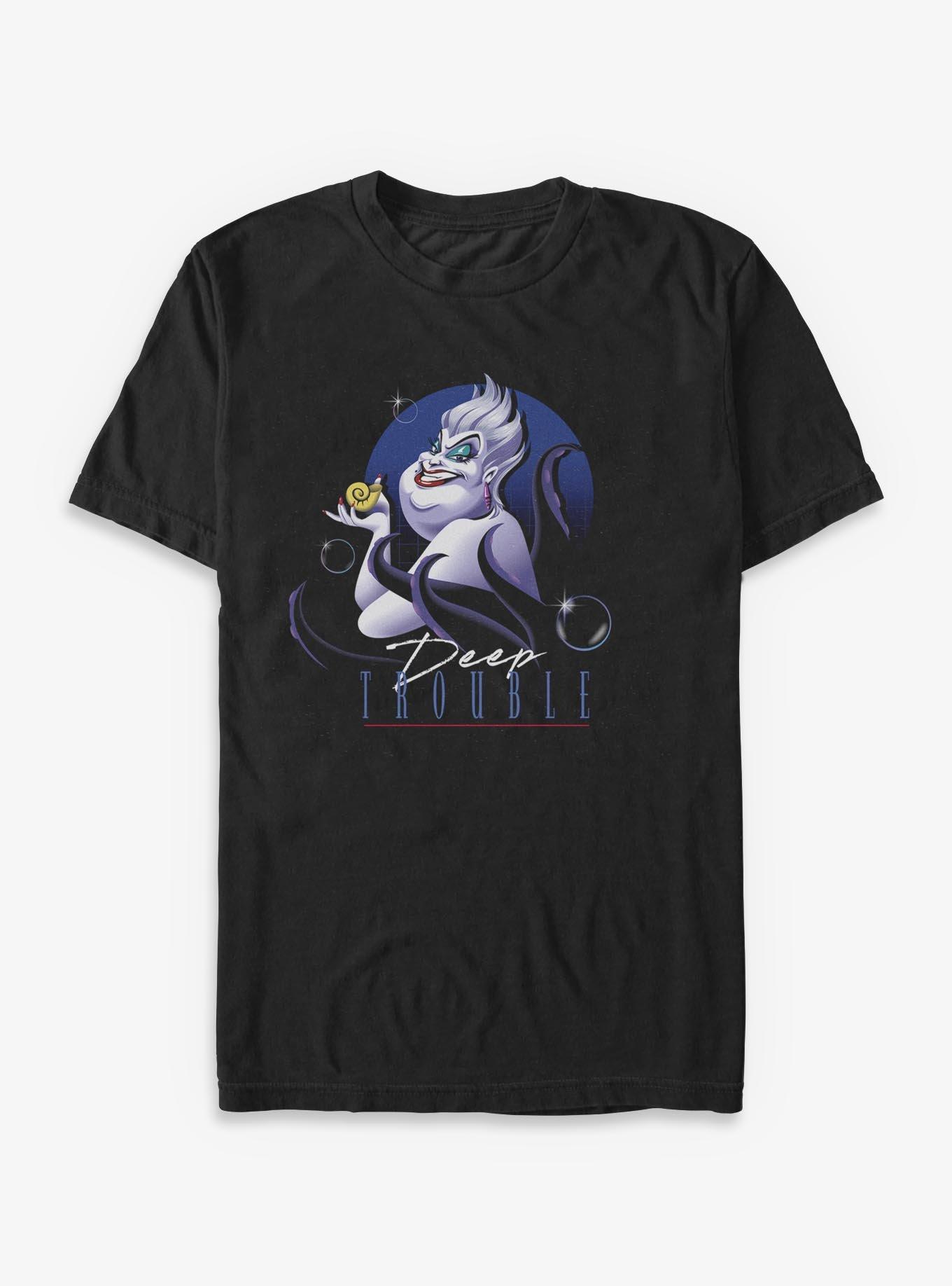 Disney Villains Deep Trouble Retro T-Shirt, , hi-res