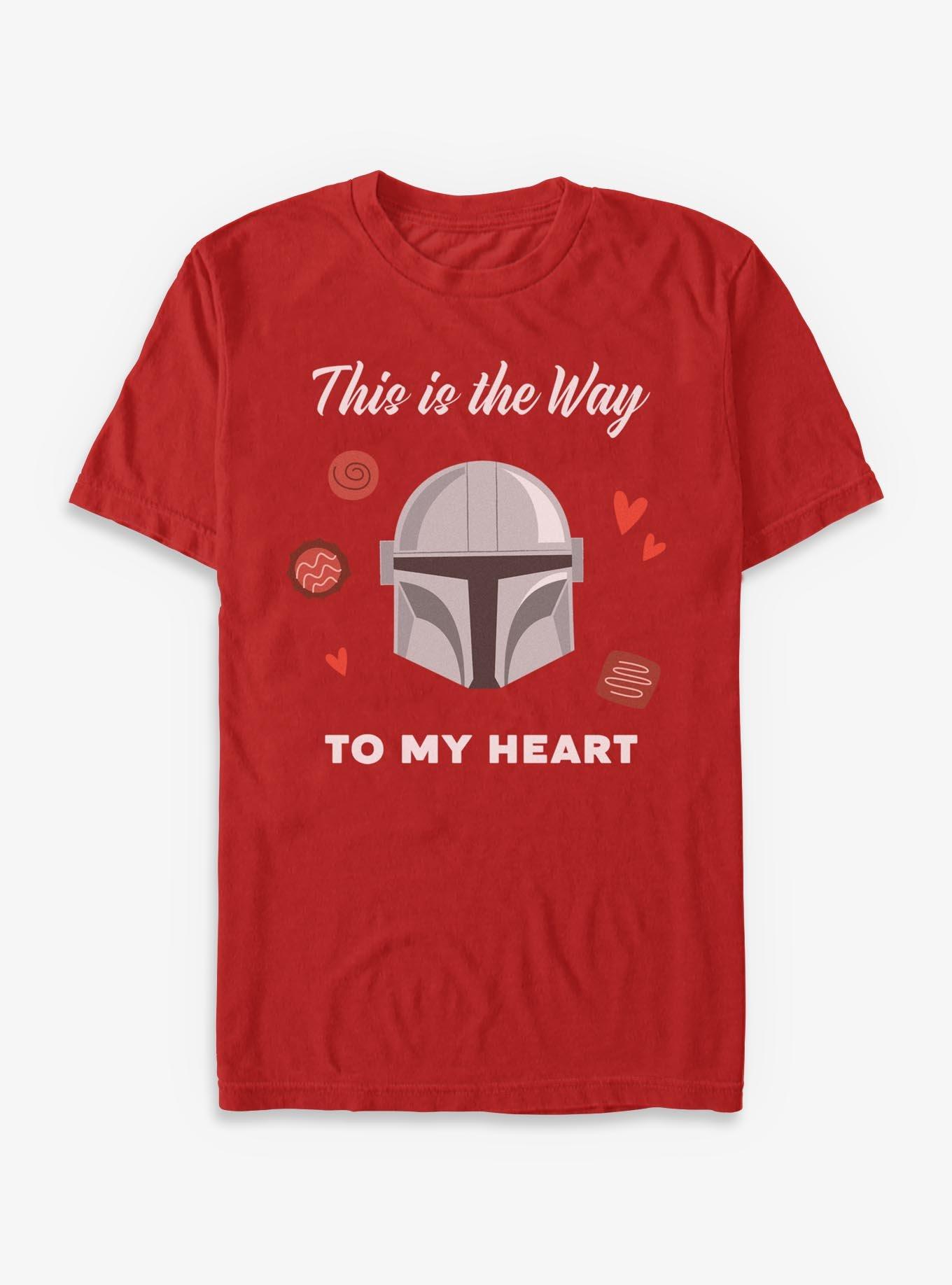 Star Wars The Mandalorian This Is The Way To My Heart T-Shirt, , hi-res