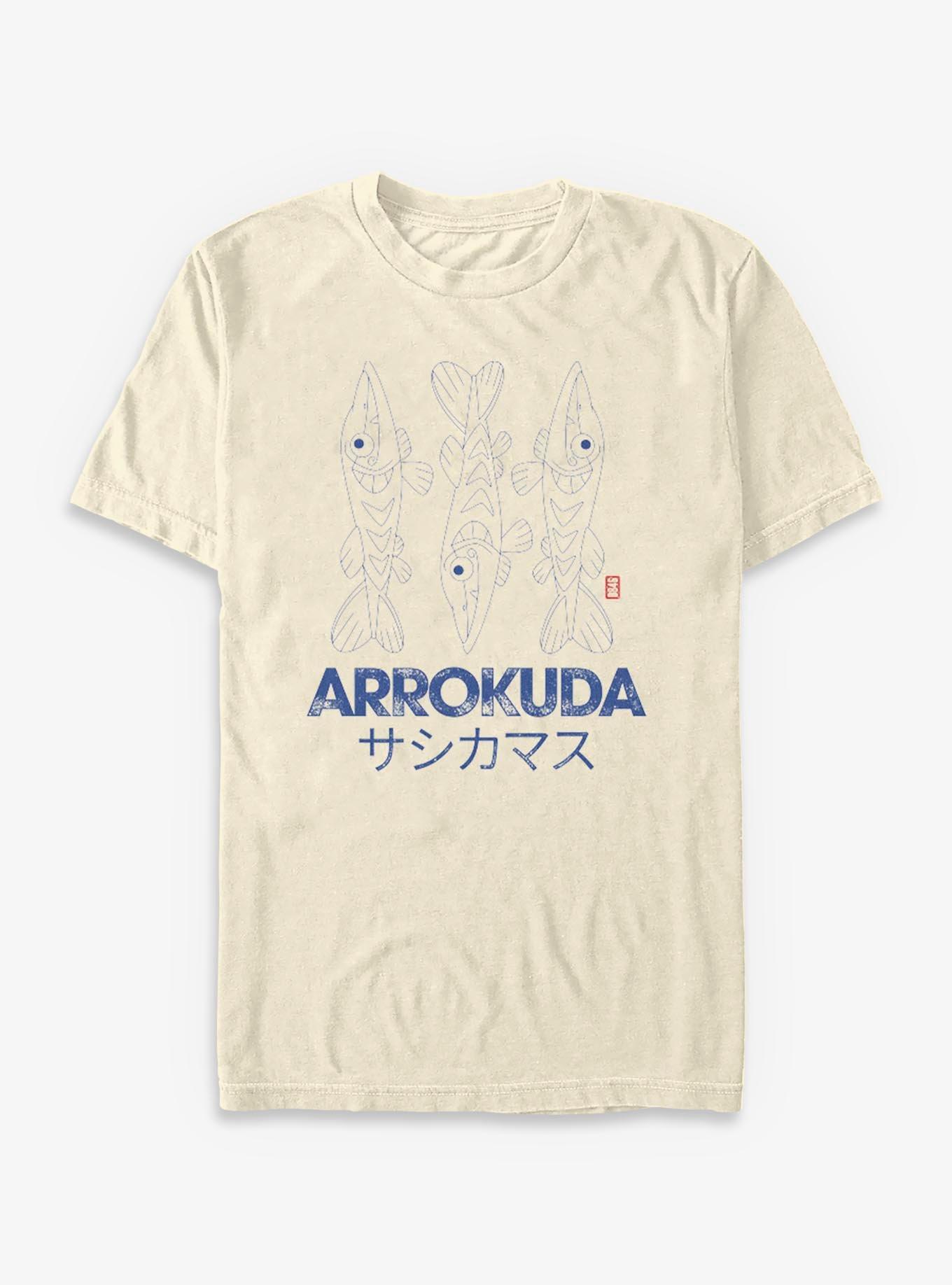 Pokemon Arrokuda Gyotaku T-Shirt