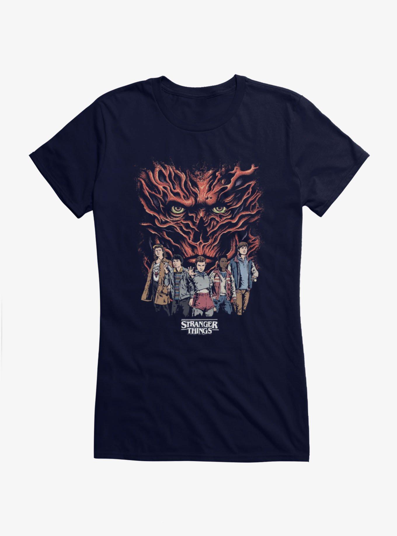 Stranger Things Vecna Watches The Group Girls T-Shirt