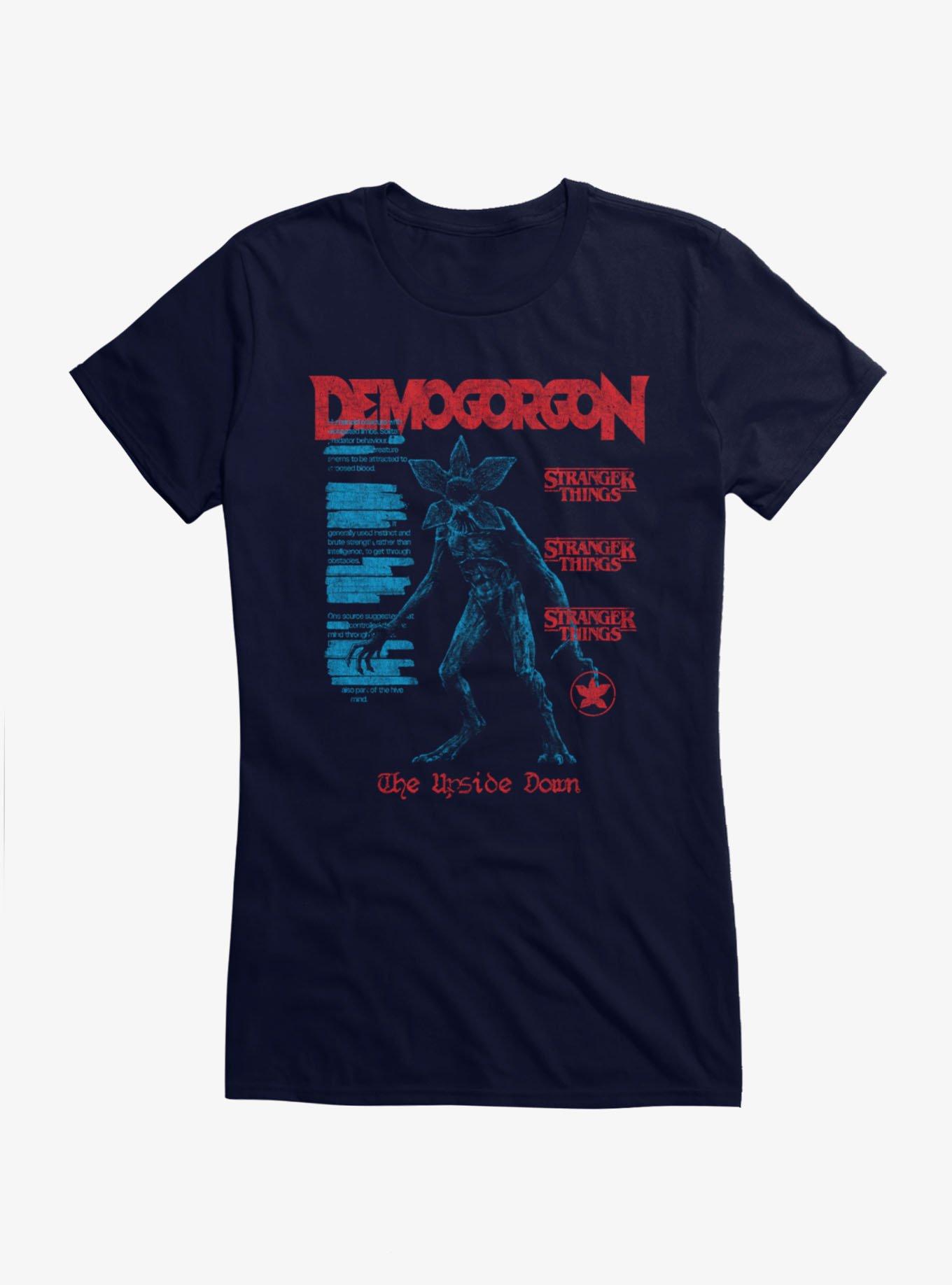 Stranger Things Demogorgon Classified Girls T-Shirt Hot Topic Exclusive, , hi-res