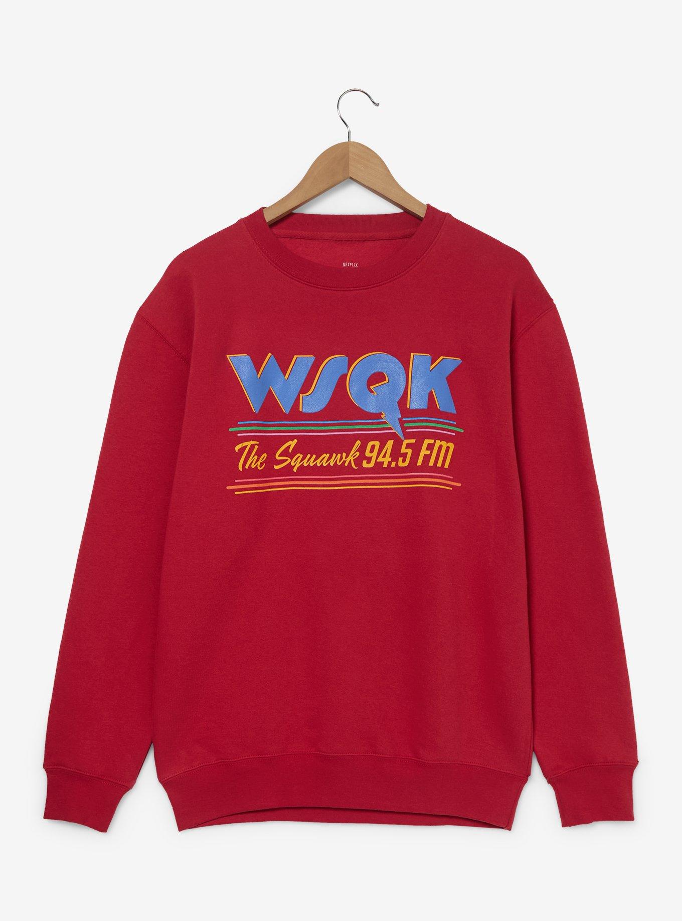 Stranger Things WSQK Logo Crewneck -  BoxLunch Exclusive, , hi-res