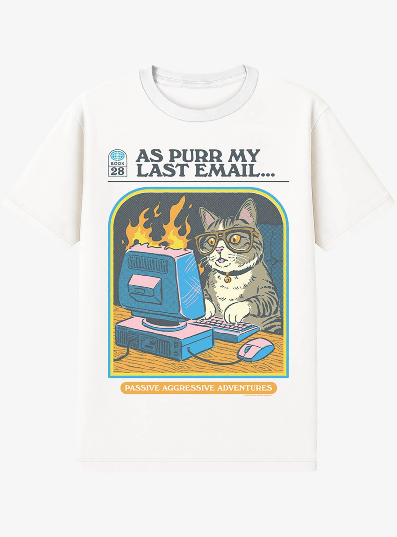 Steven Rhodes As Purr My Last Email T-Shirt, , hi-res