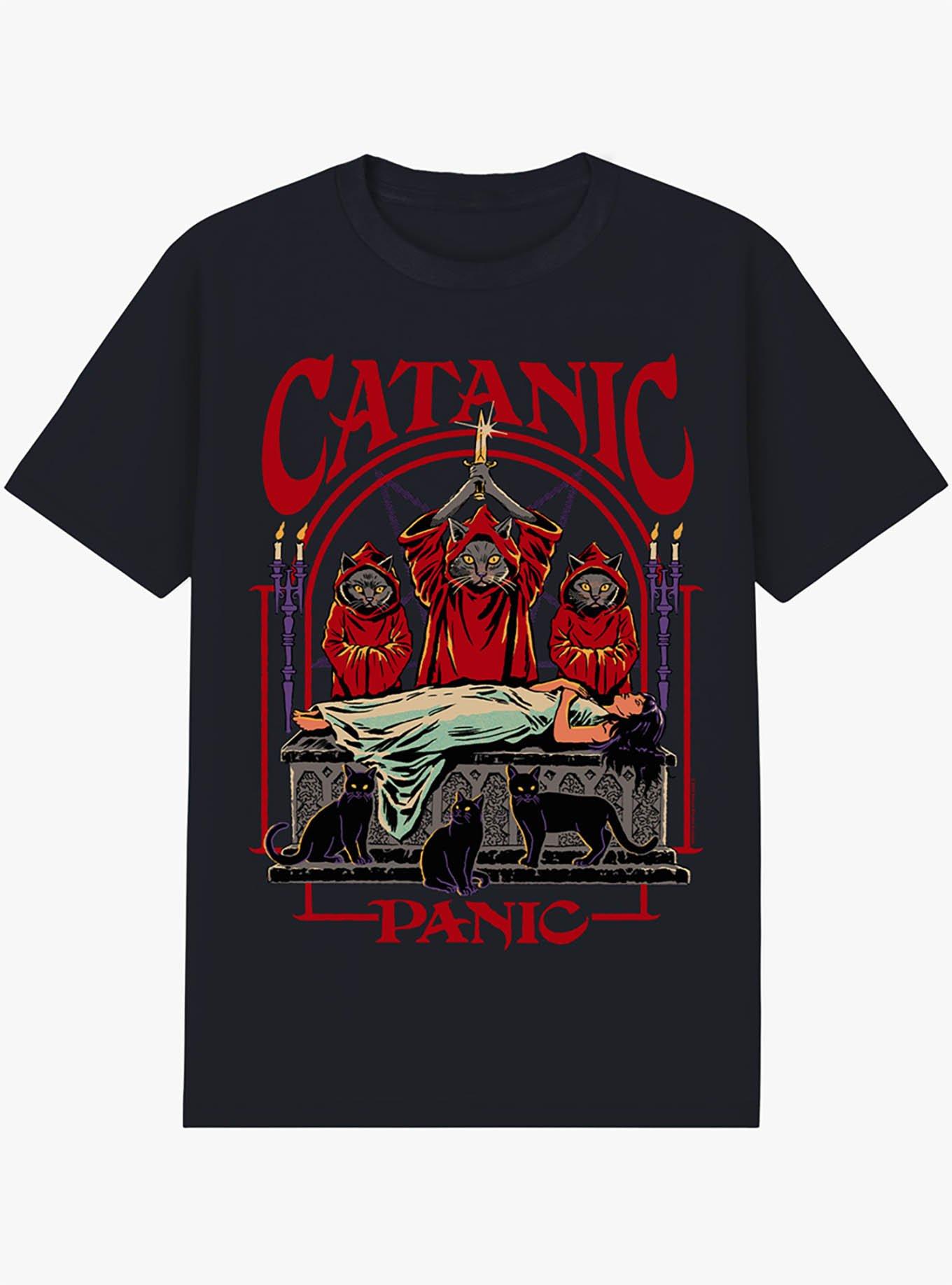 Steven Rhodes Catanic Panic T-Shirt, , hi-res