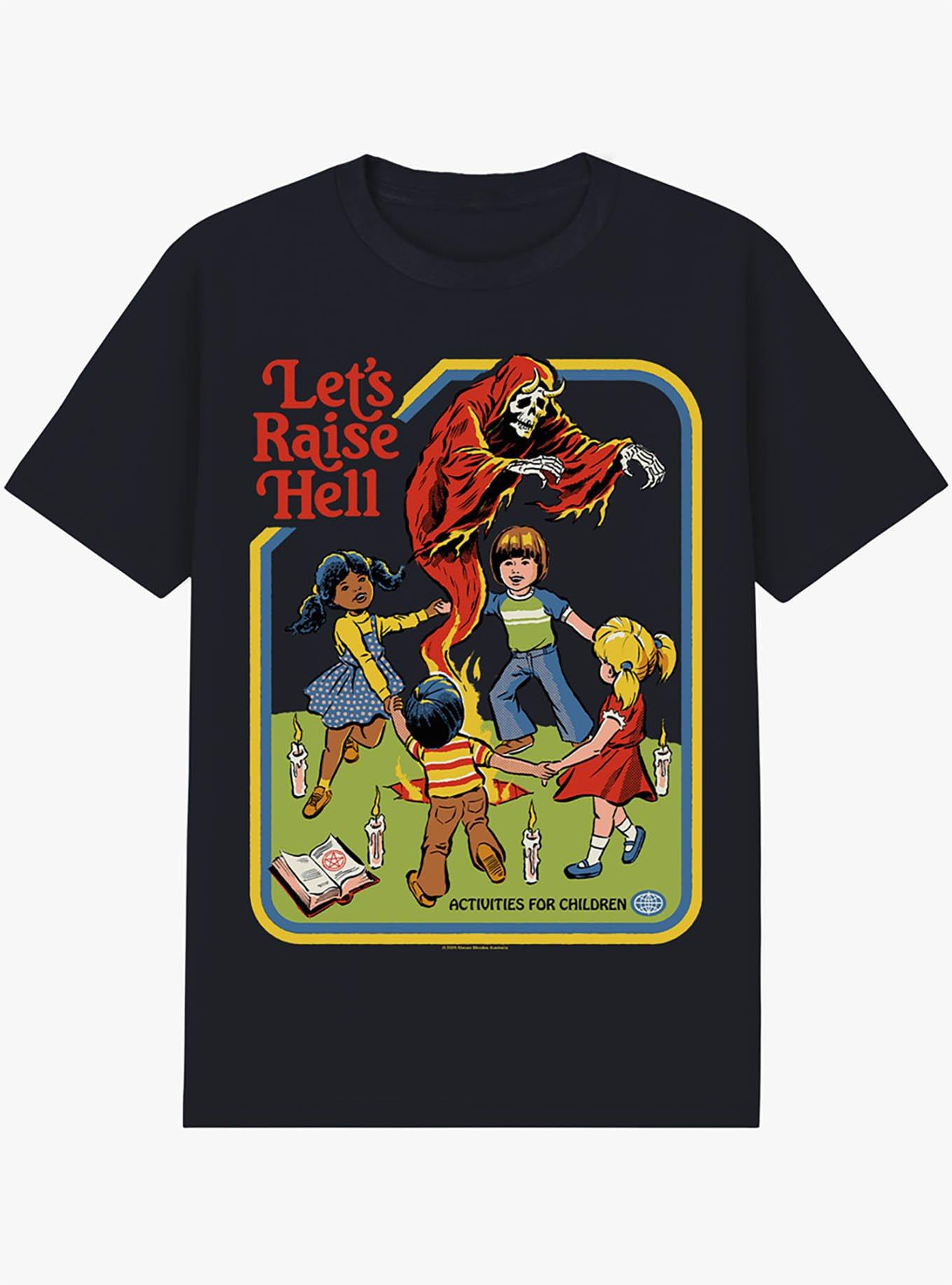 Steven Rhodes Lets Raise hell T-Shirt, , hi-res