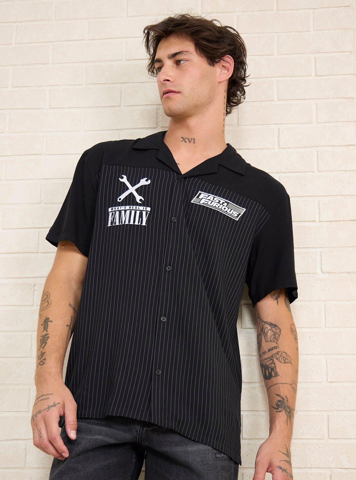 Fast & Furious Toretto's Muscle Car Club Mechanic Button-Up - BoxLunch Exclusive