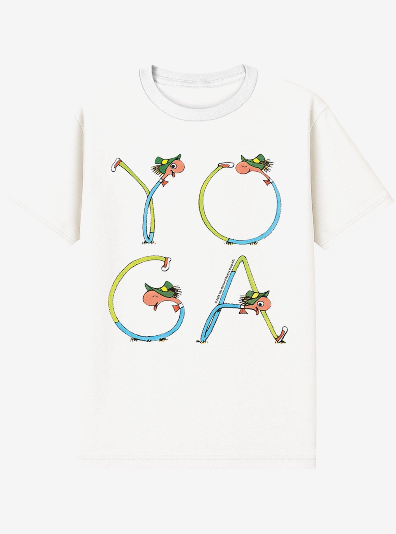 Richard Scarry Yoga Worm T-Shirt, , hi-res