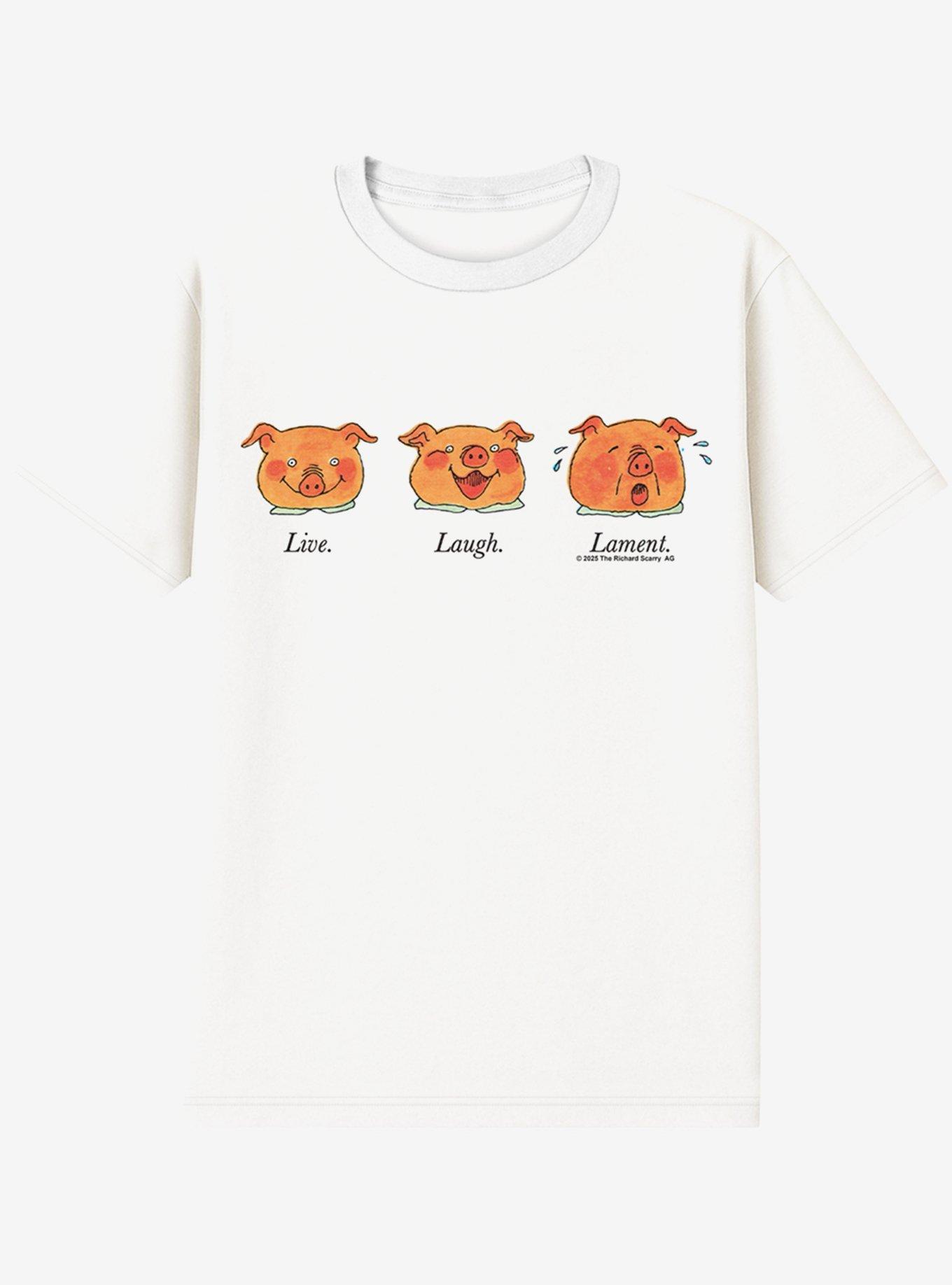 Richard Scarry Live, Laugh, Lament Pigs T-Shirt, , hi-res
