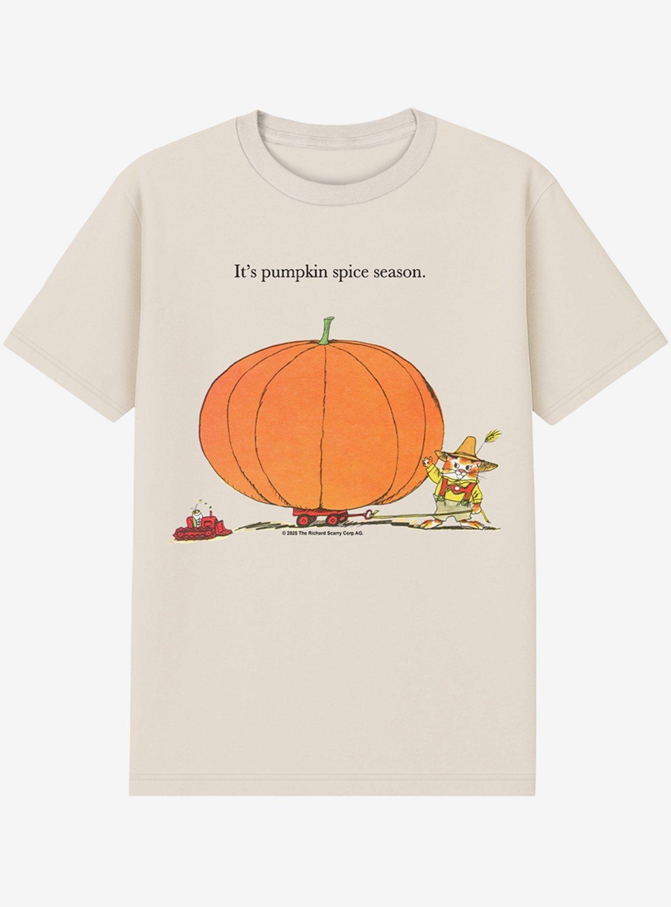 Richard Scarry Pumpkin Spice Season T-Shirt, , hi-res
