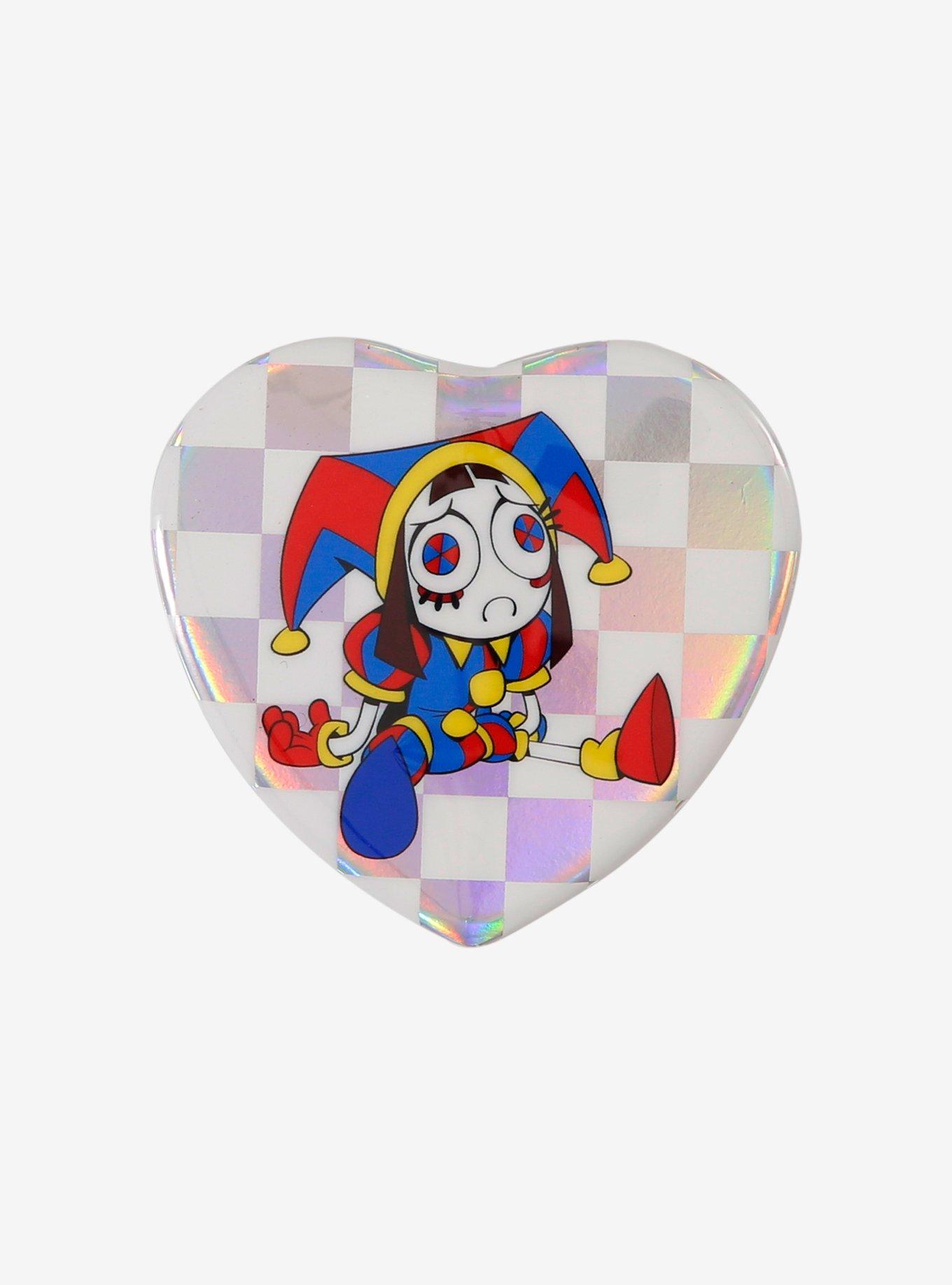 The Amazing Digital Circus Pomni Heart Button, , hi-res