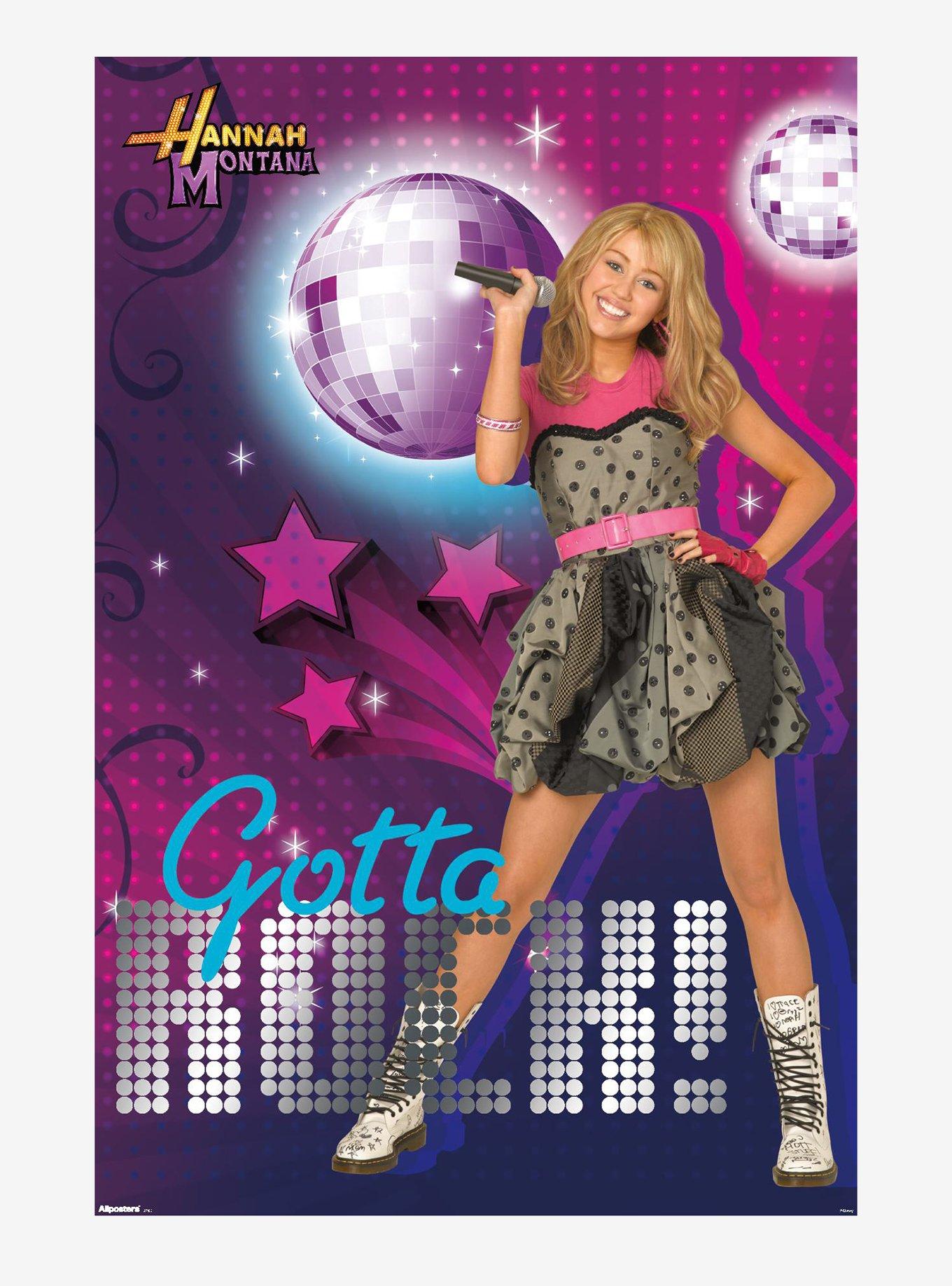 Disney Hannah Montana Gotta Rock Poster, , hi-res