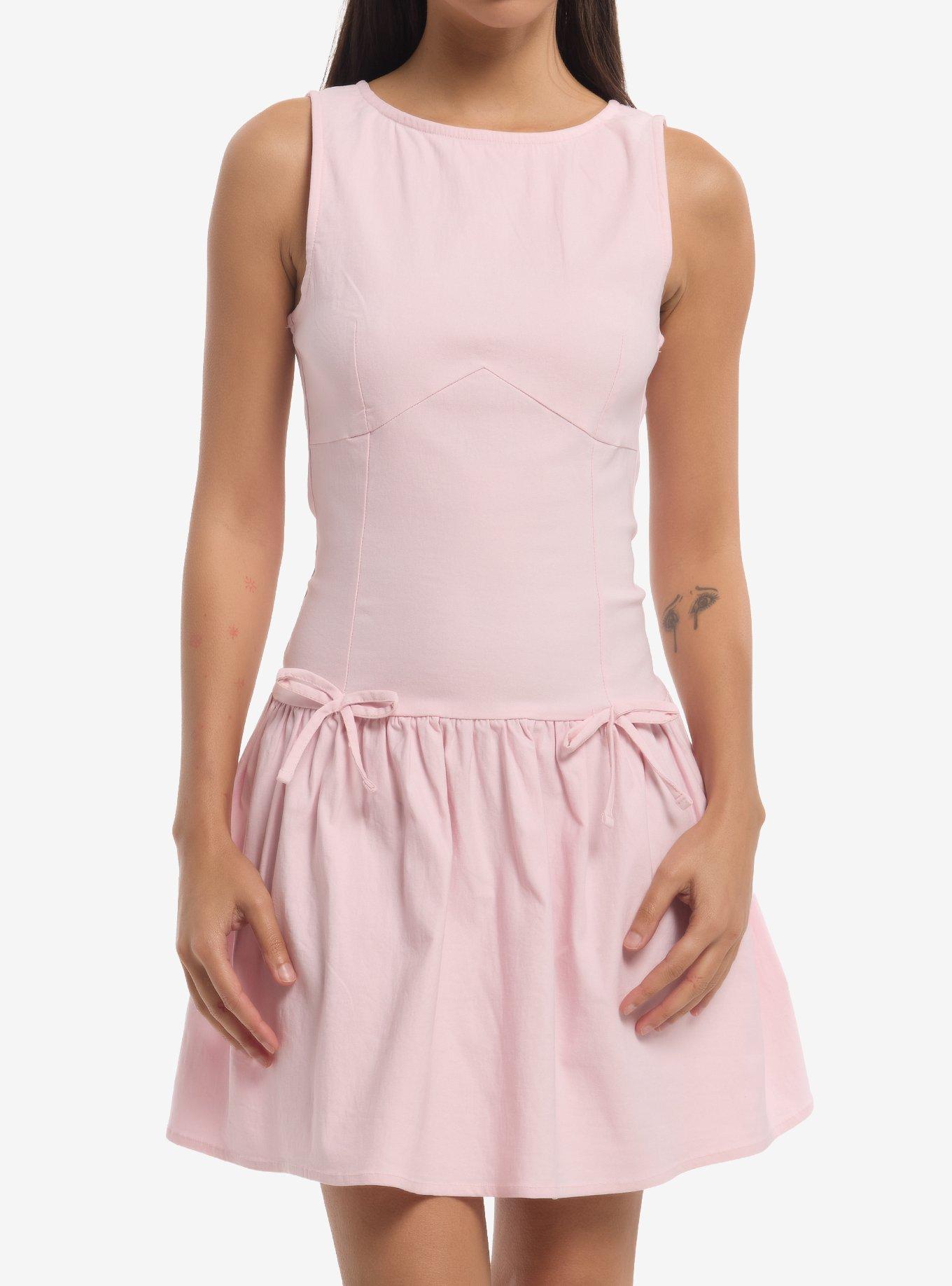 Sweet Society Pink Bow Dress, , hi-res