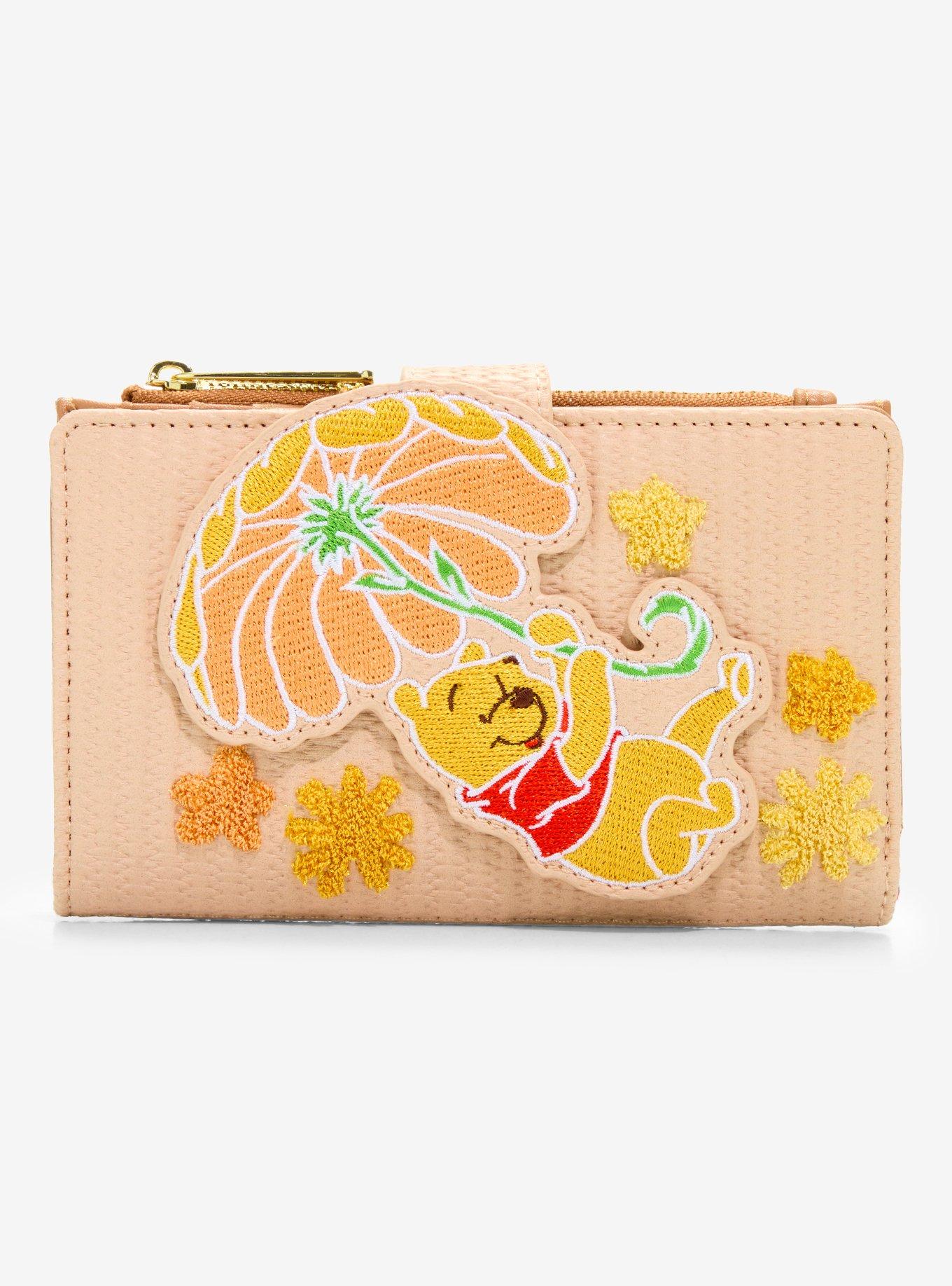 Loungefly Disney Winnie the Pooh Floral Zip Wallet &mdash; BoxLunch Exclusive, , hi-res