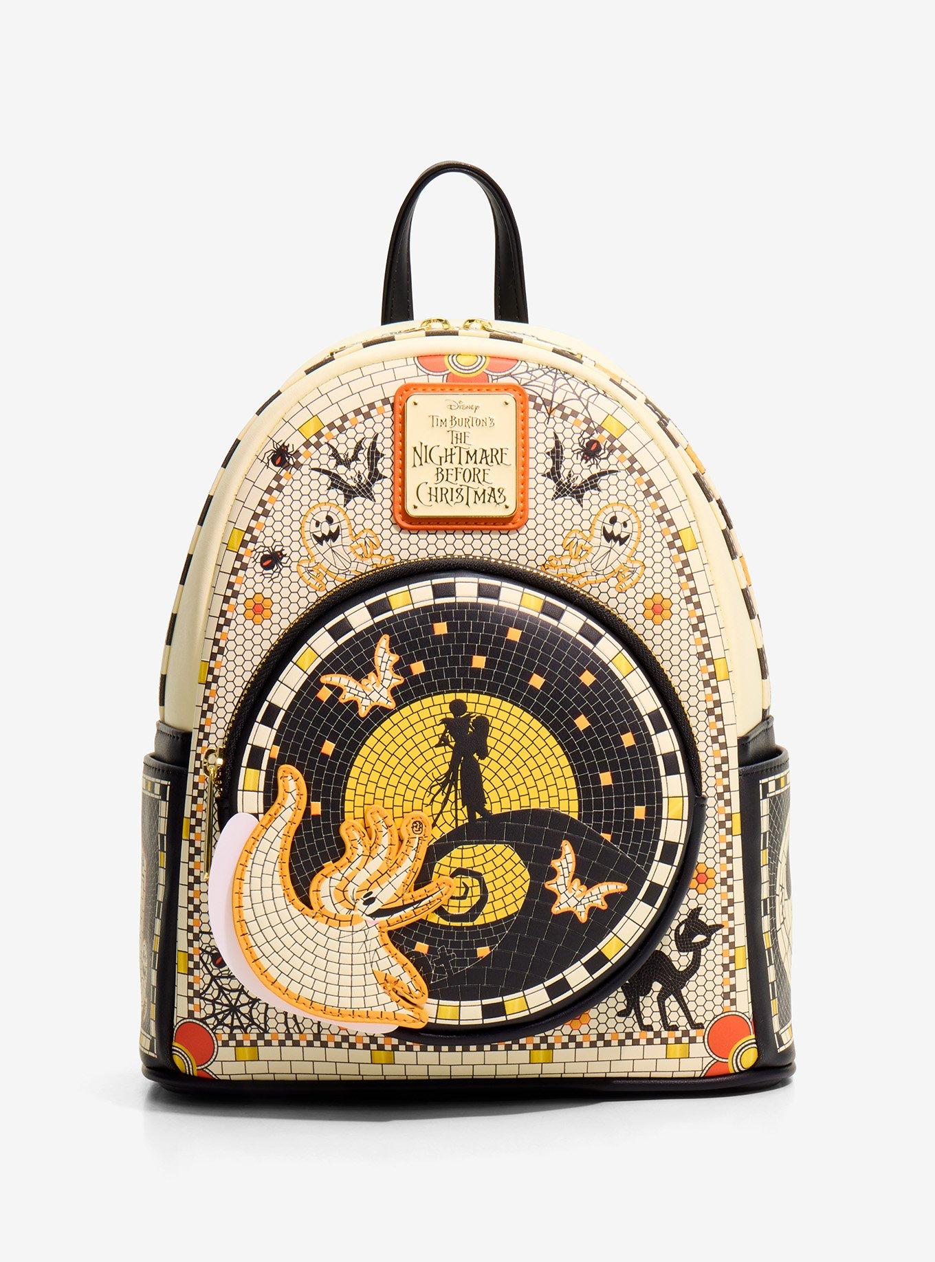 Loungefly Disney The Nightmare Before Christmas Mosaic Mini Backpack - BoxLunch Exclusive, , hi-res