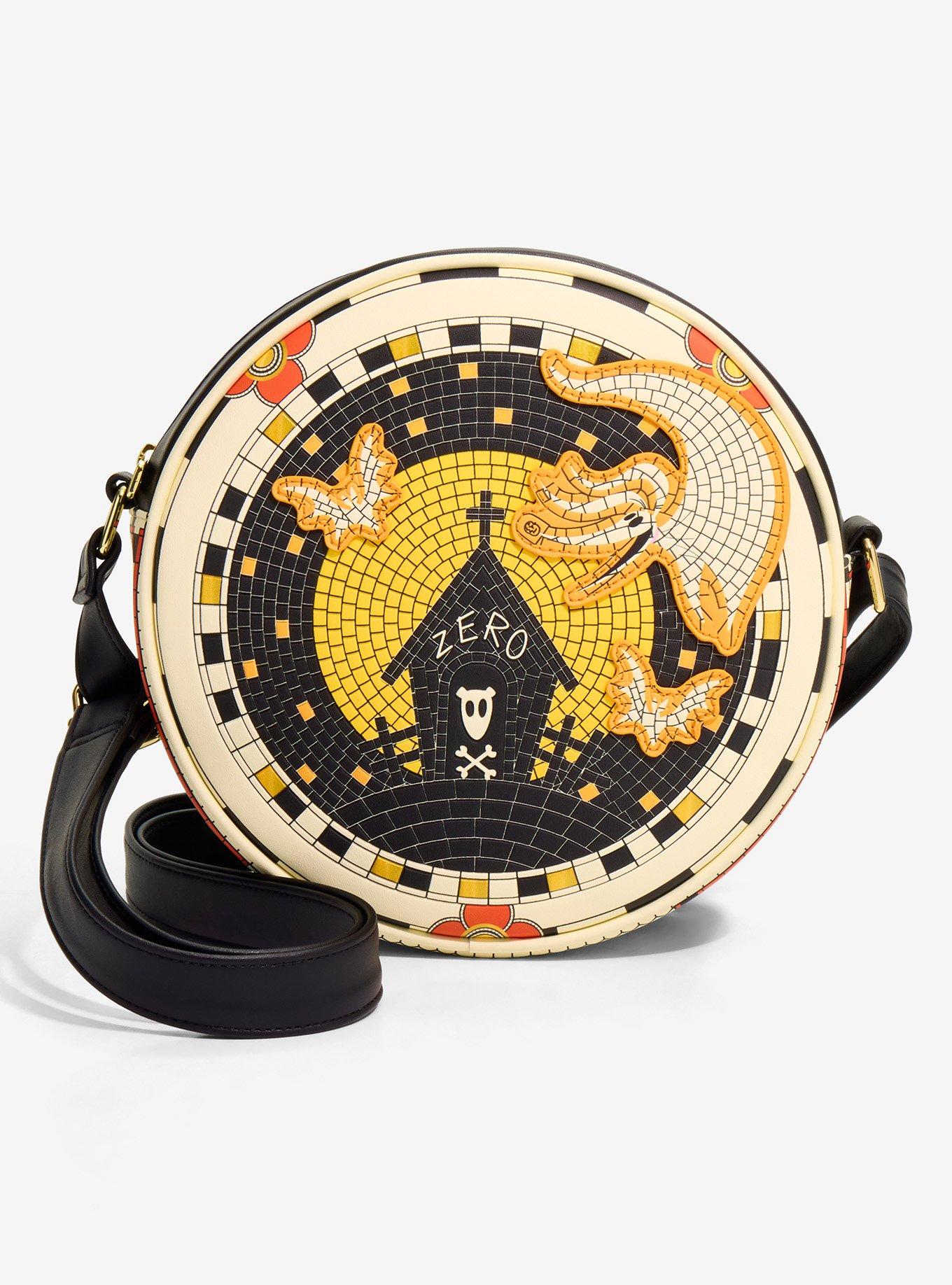 Loungefly Disney The Nightmare Before Christmas Zero Mosaic Crossbody Bag - BoxLunch Exclusive, , hi-res